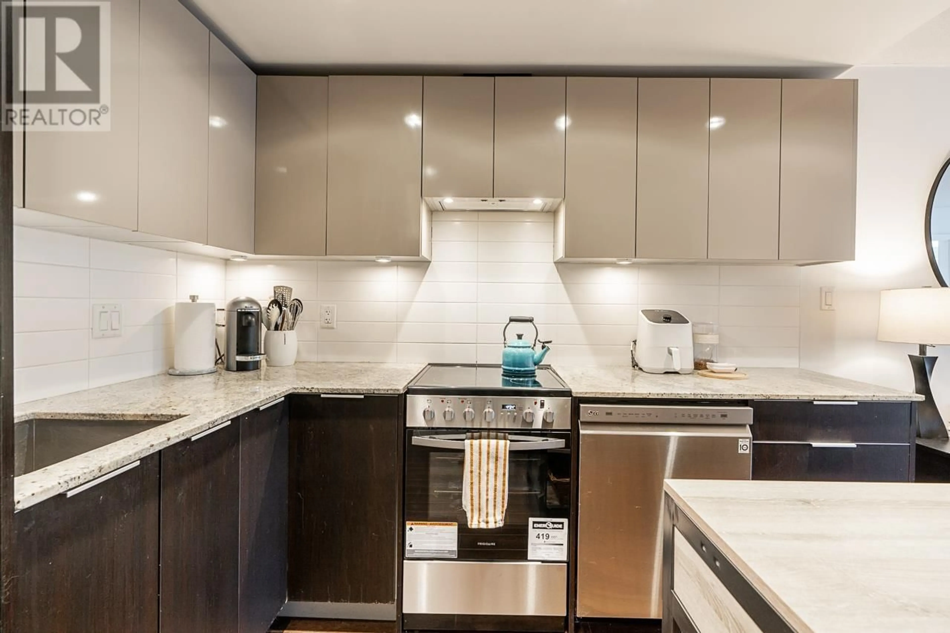 Contemporary kitchen, unknown for 208 - 445 2ND AVENUE, Vancouver British Columbia V5Y0E8