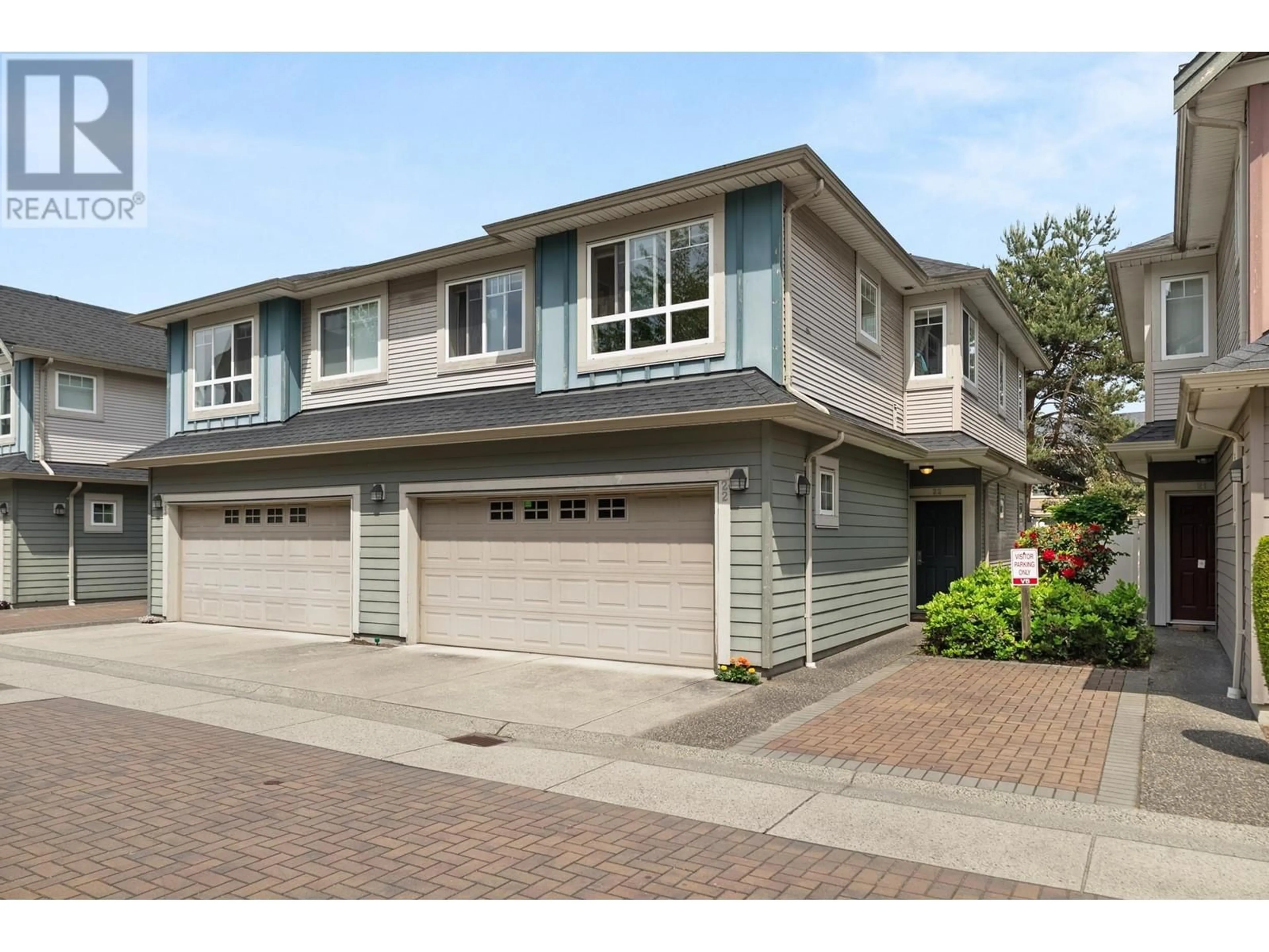 Home with vinyl exterior material, street for 22 - 11393 STEVESTON HIGHWAY, Richmond British Columbia V7A1N8