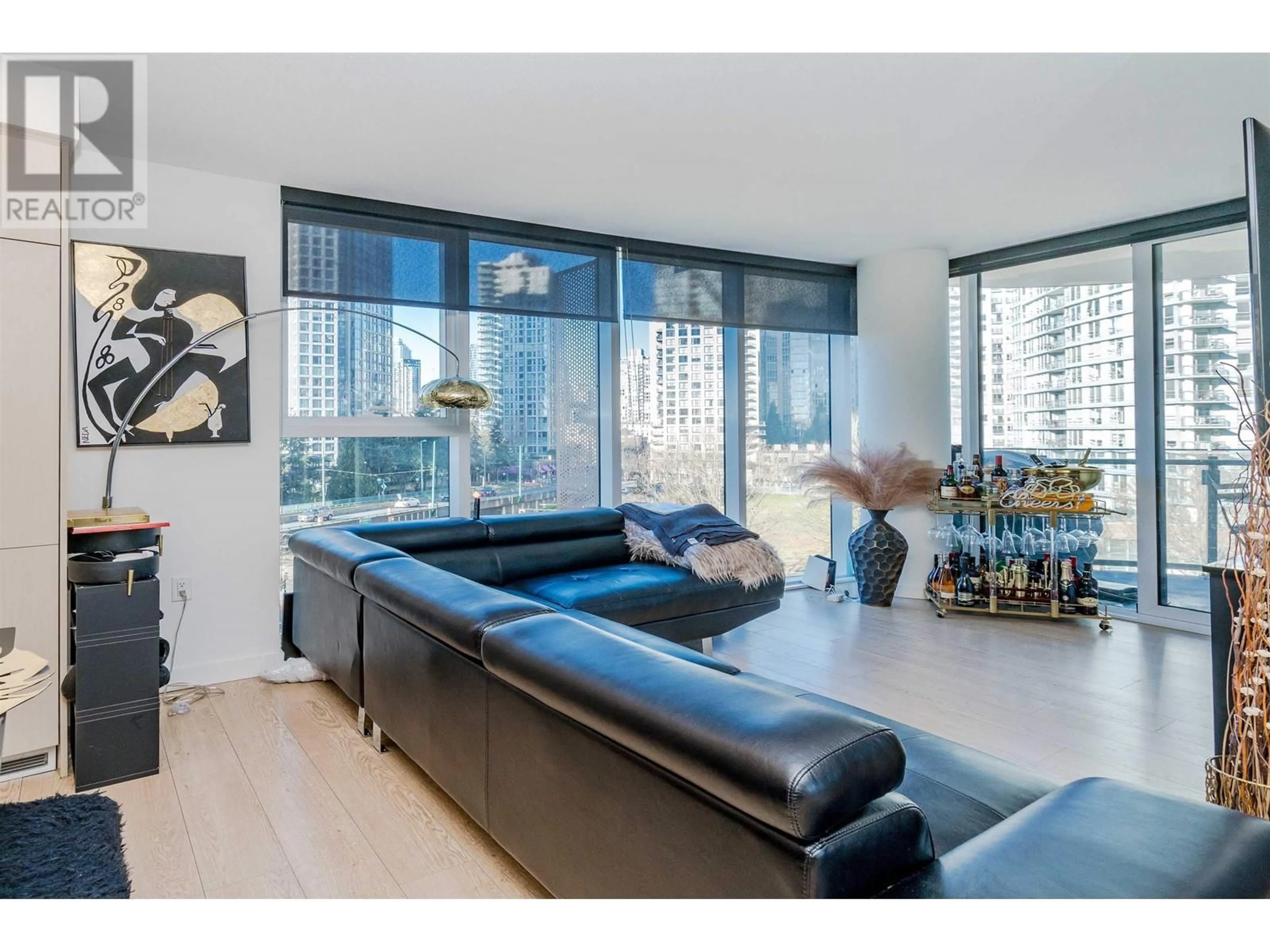 Living room with furniture, unknown for 688 - 87 NELSON STREET, Vancouver British Columbia V6Z0E8