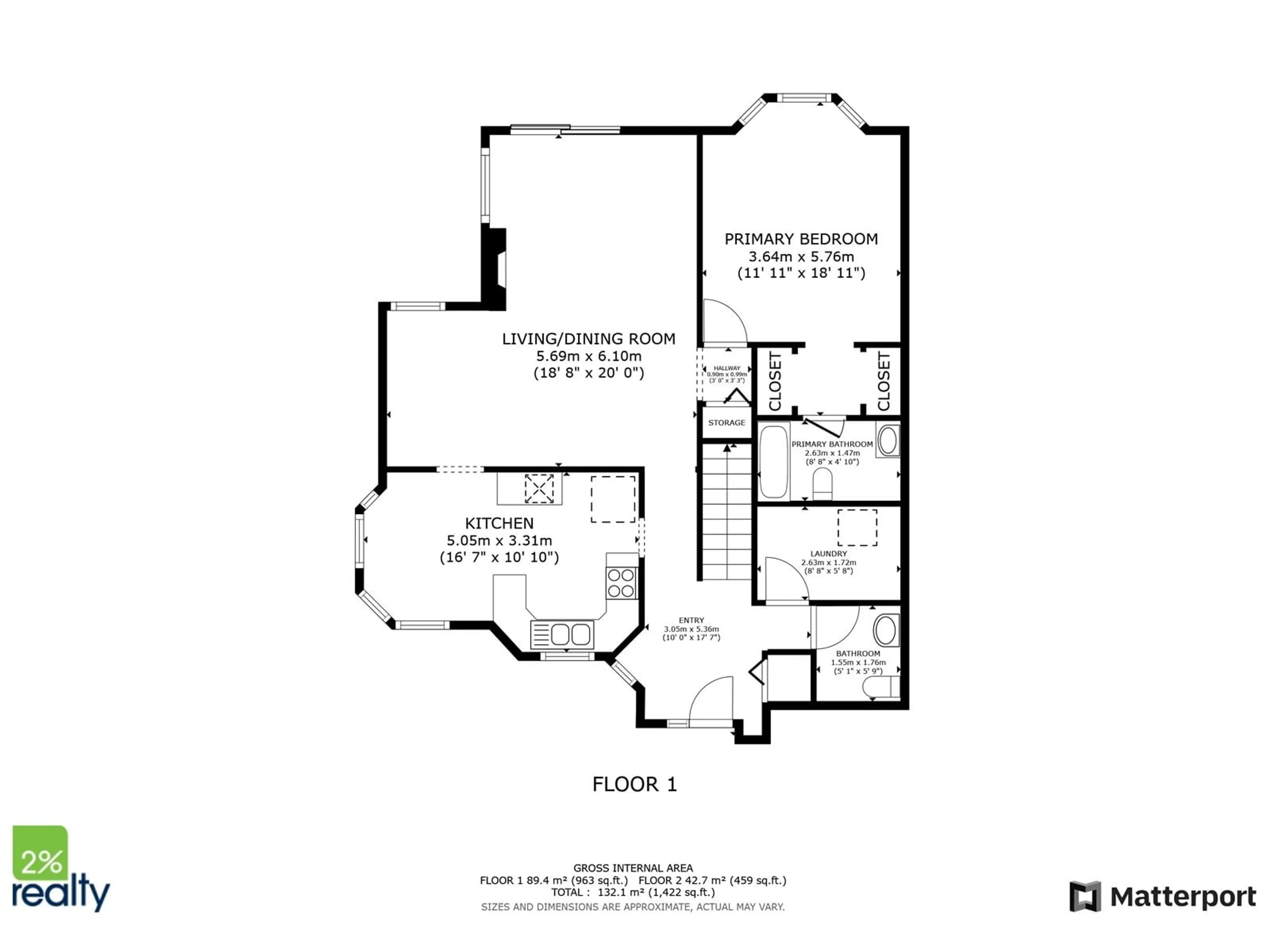 Floor plan for 25 - 9045 WALNUT GROVE, Langley British Columbia V1M2E1