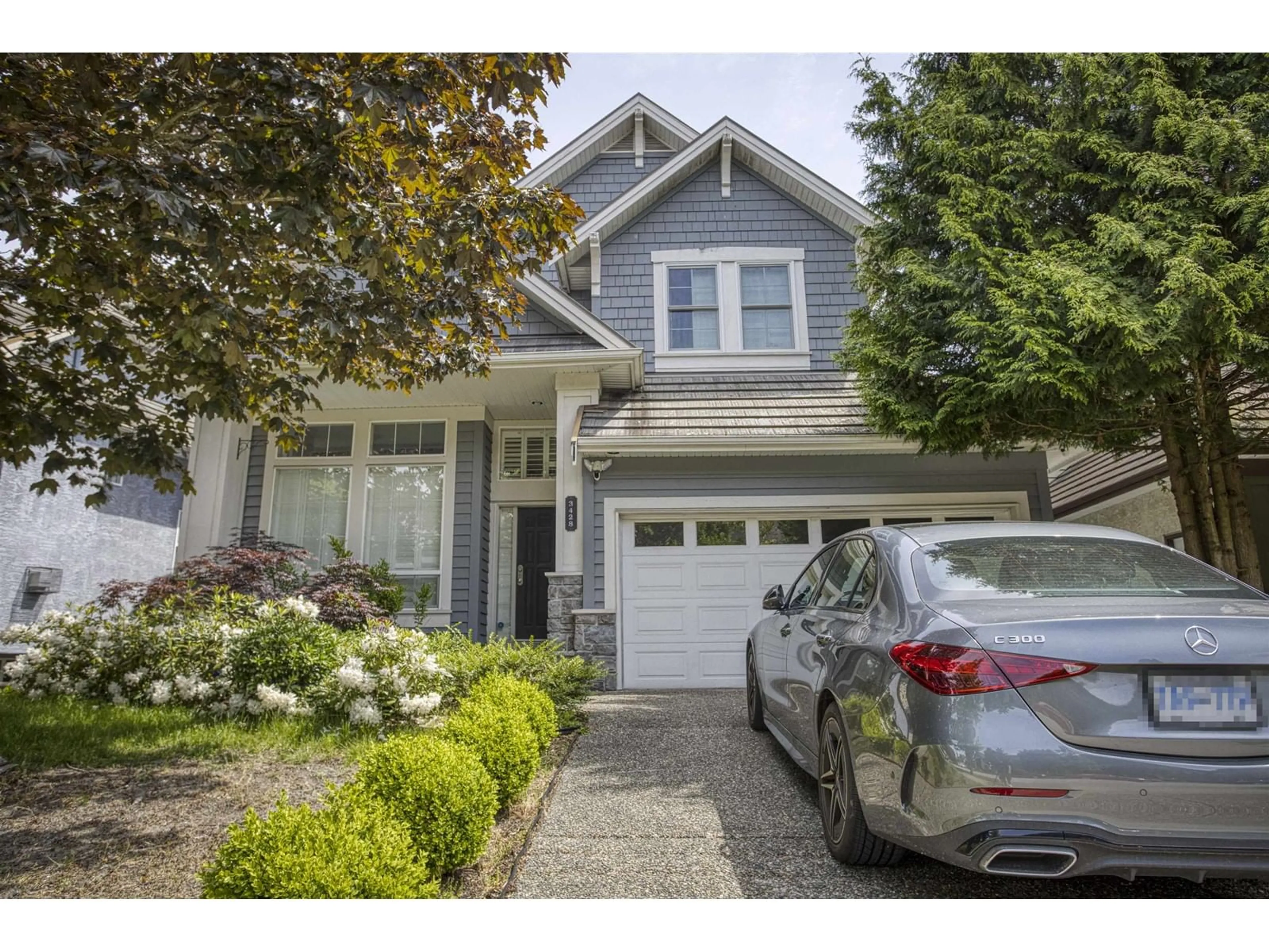 Home with vinyl exterior material, street for 3428 ROSEMARY HEIGHTS, Surrey British Columbia V3Z2L3