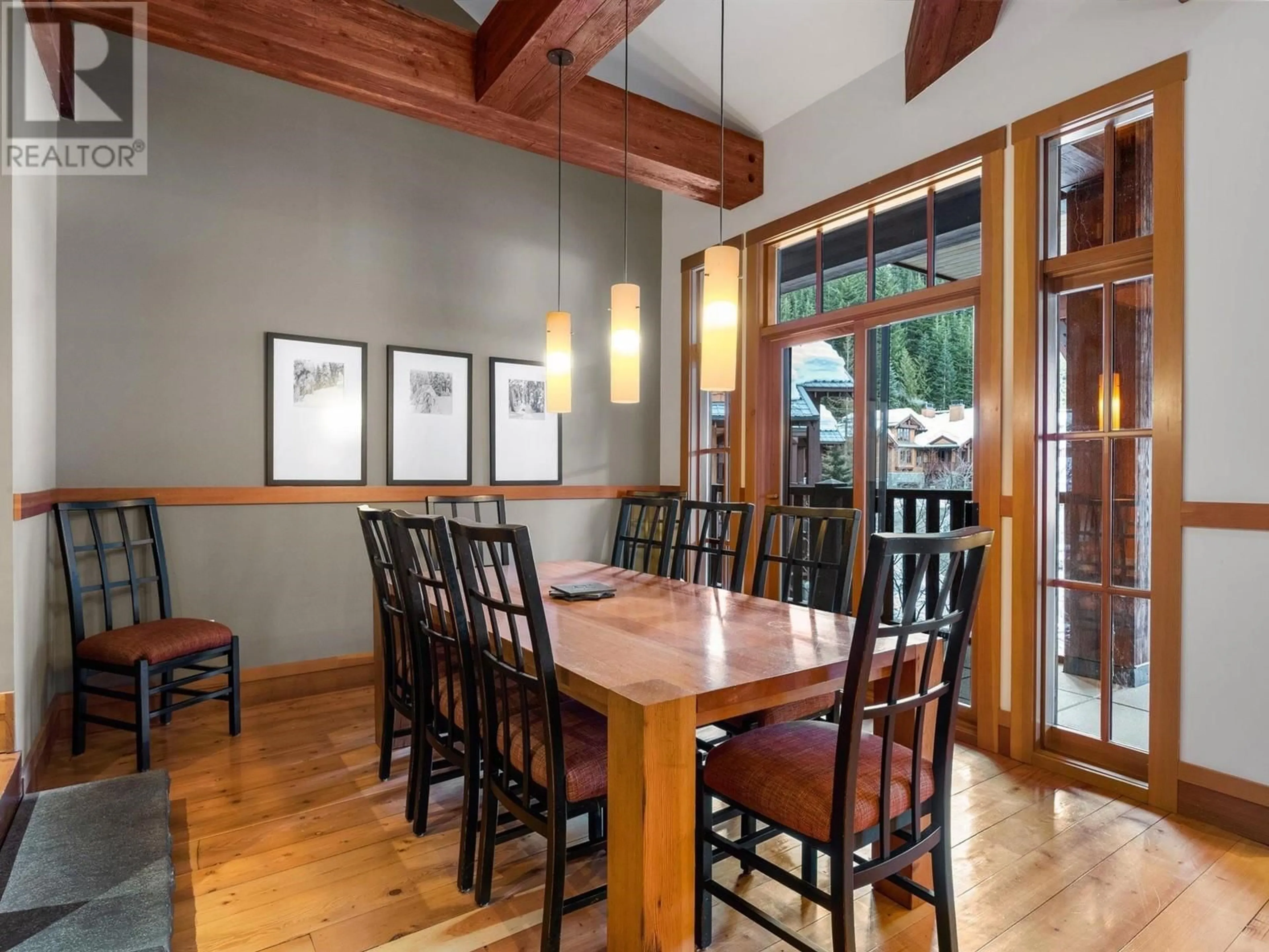 Dining room, wood/laminate floor for 21J - 2300 NORDIC DRIVE, Whistler British Columbia V8E0A6