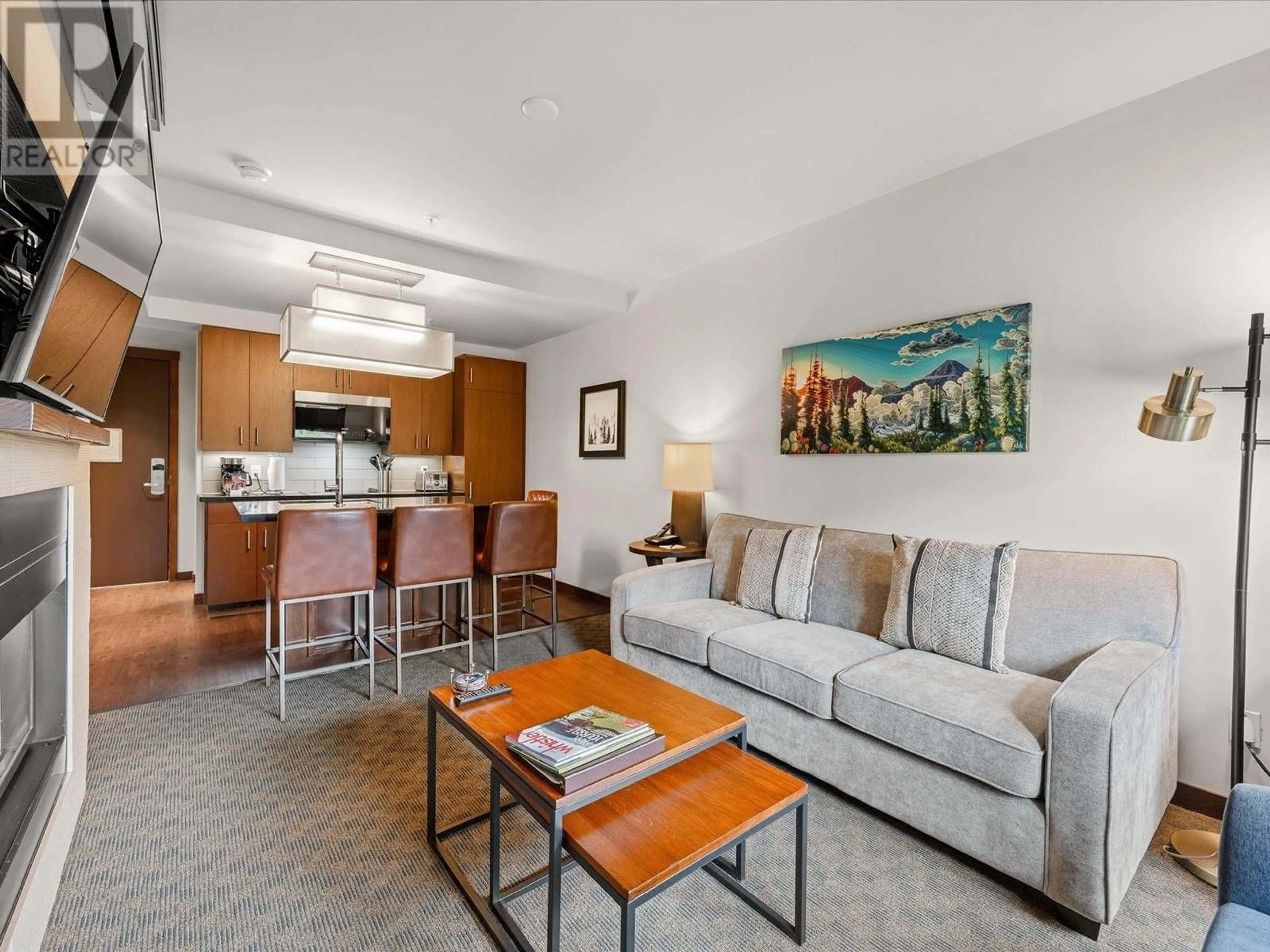 Living room with furniture, unknown for 116A - 2020 LONDON LANE, Whistler British Columbia V0N1B2