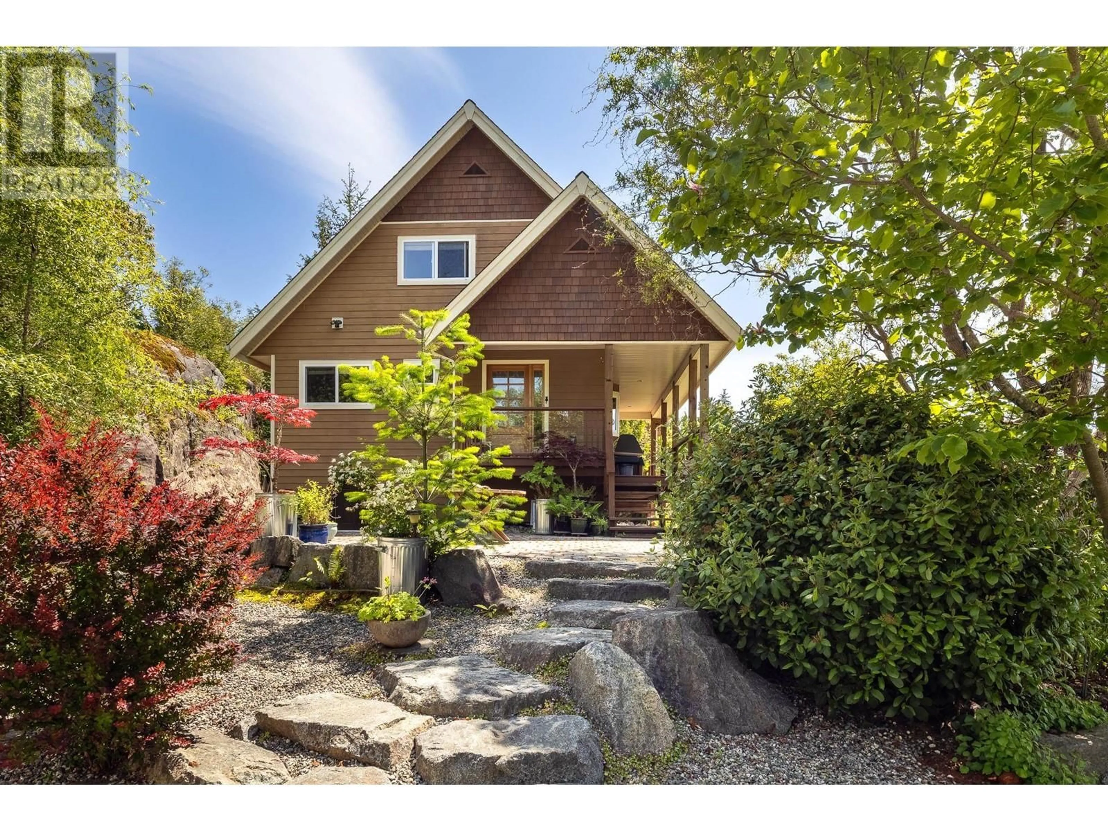 Home with brick exterior material, street for 5563 CURRAN ROAD, Halfmoon Bay British Columbia V7Z1B4