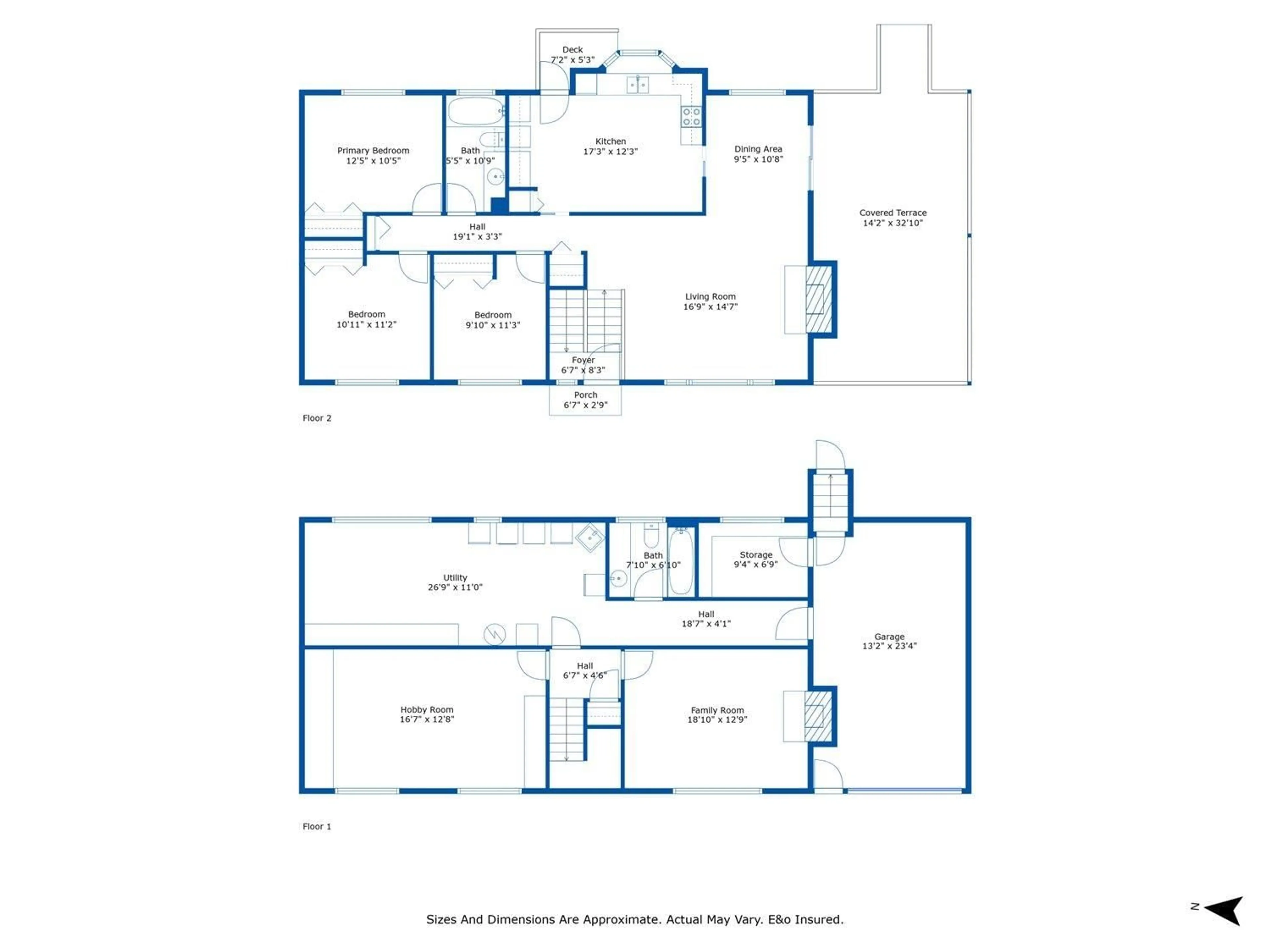 Floor plan for 2512 JAMES, Abbotsford British Columbia V2T3L5