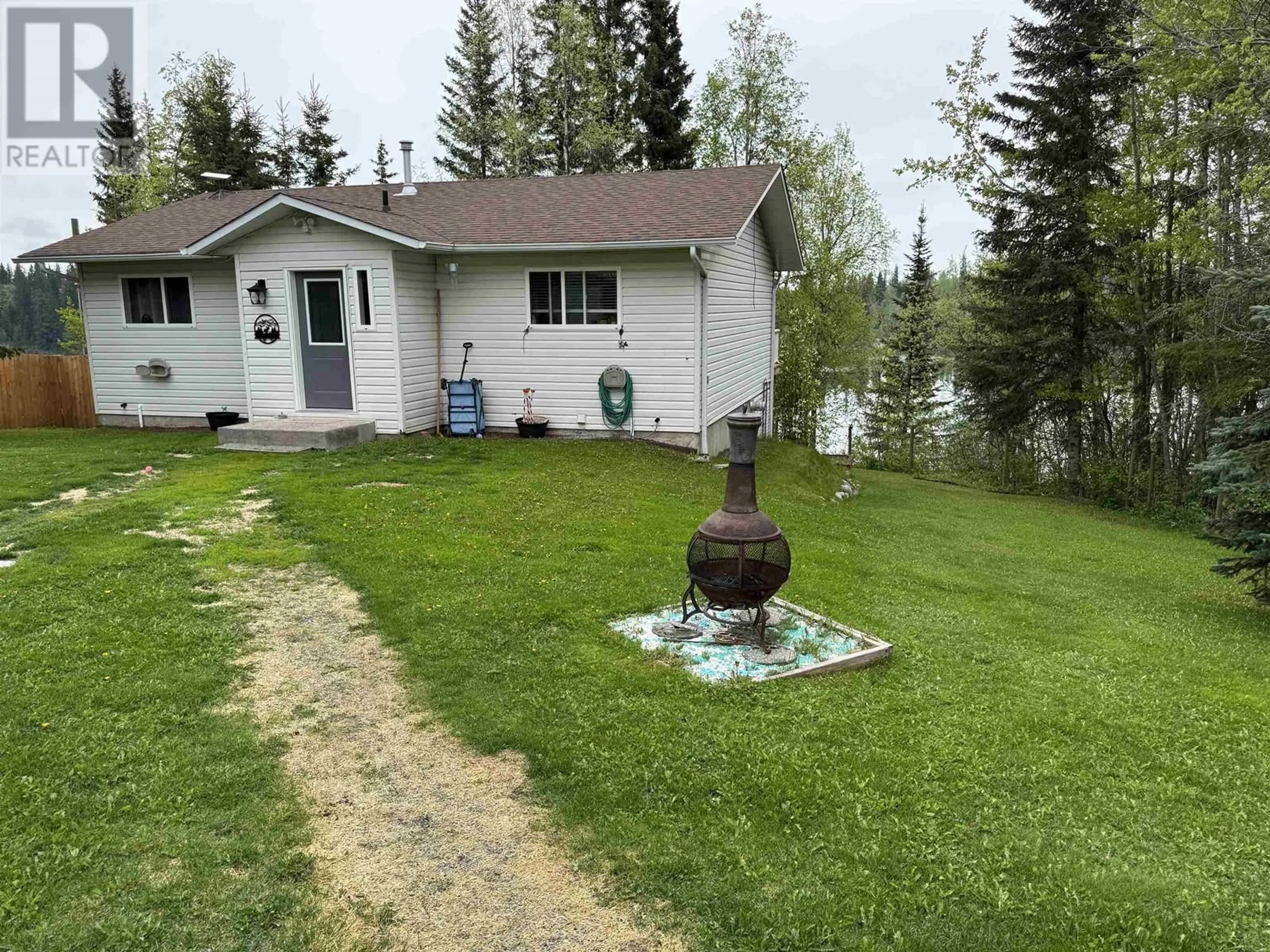 A pic from outside/outdoor area/front of a property/back of a property/a pic from drone, water/lake/river/ocean view for 28220 NESS LAKE ROAD, Prince George British Columbia V2K5N1