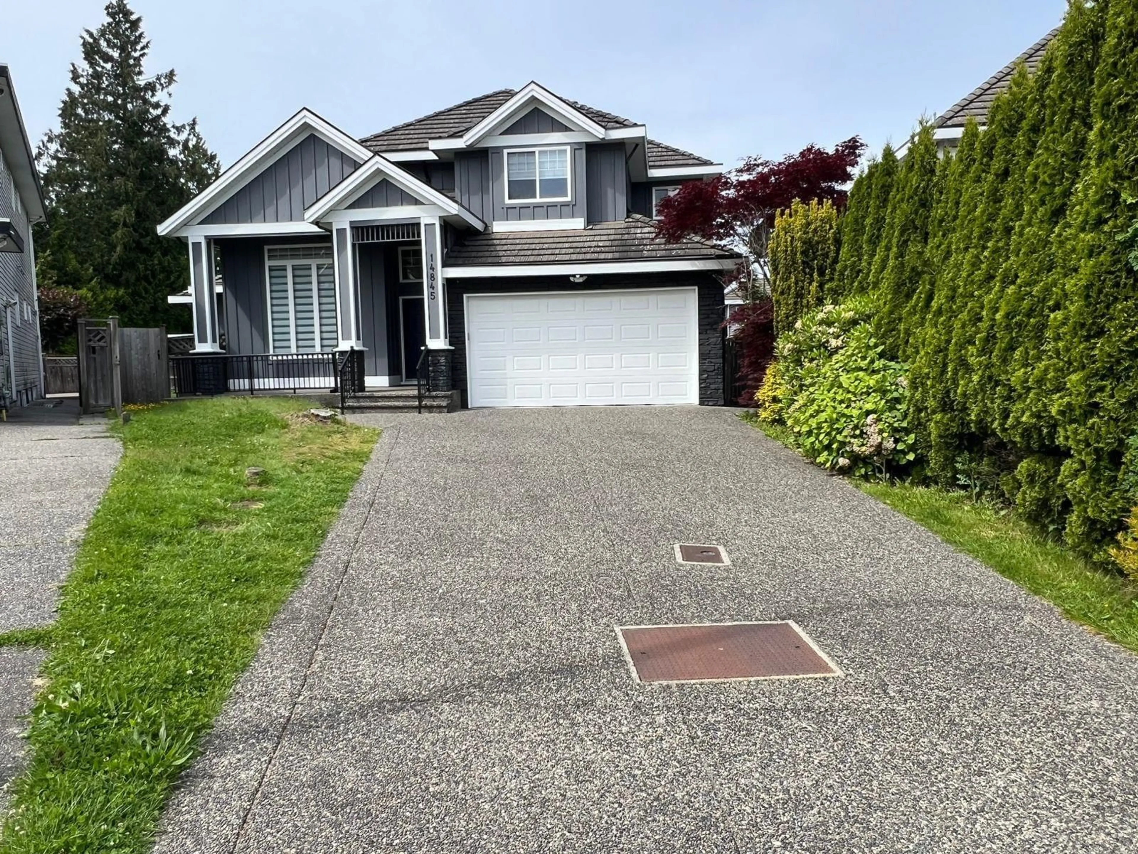 Home with vinyl exterior material, street for 14845 72A, Surrey British Columbia V3S0T7