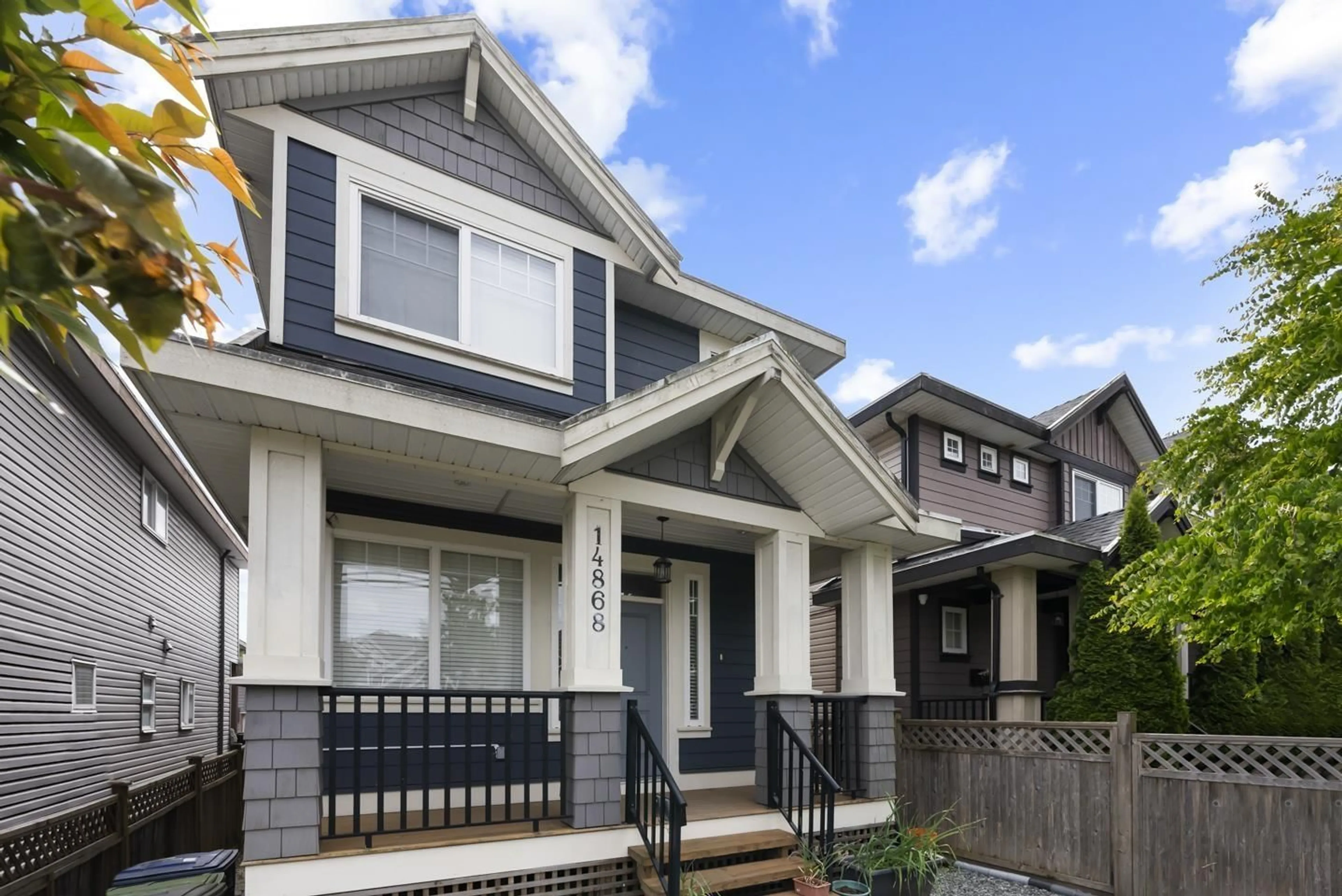 Home with vinyl exterior material, street for 14868 72, Surrey British Columbia V3S2G1