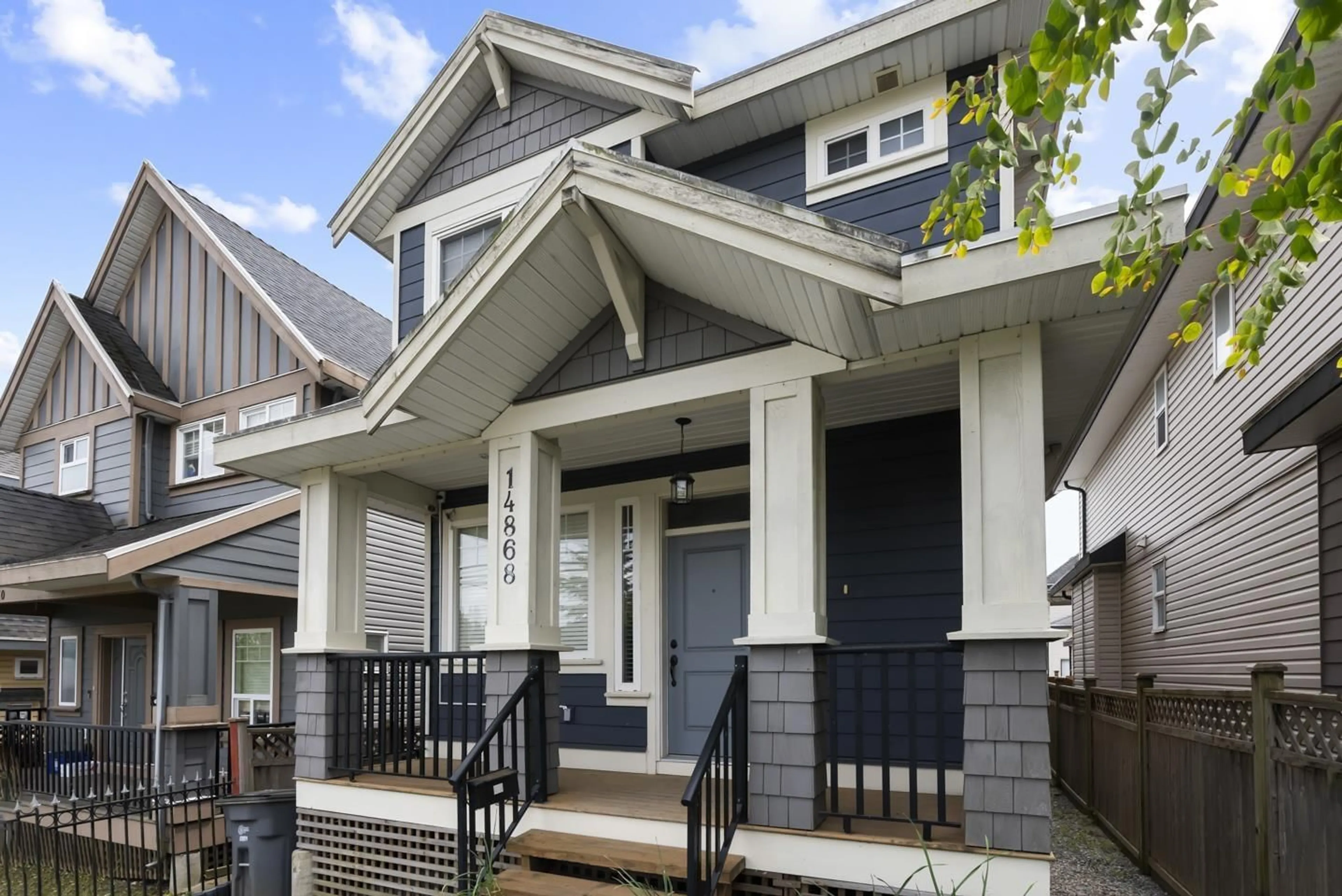 Home with vinyl exterior material, street for 14868 72, Surrey British Columbia V3S2G1