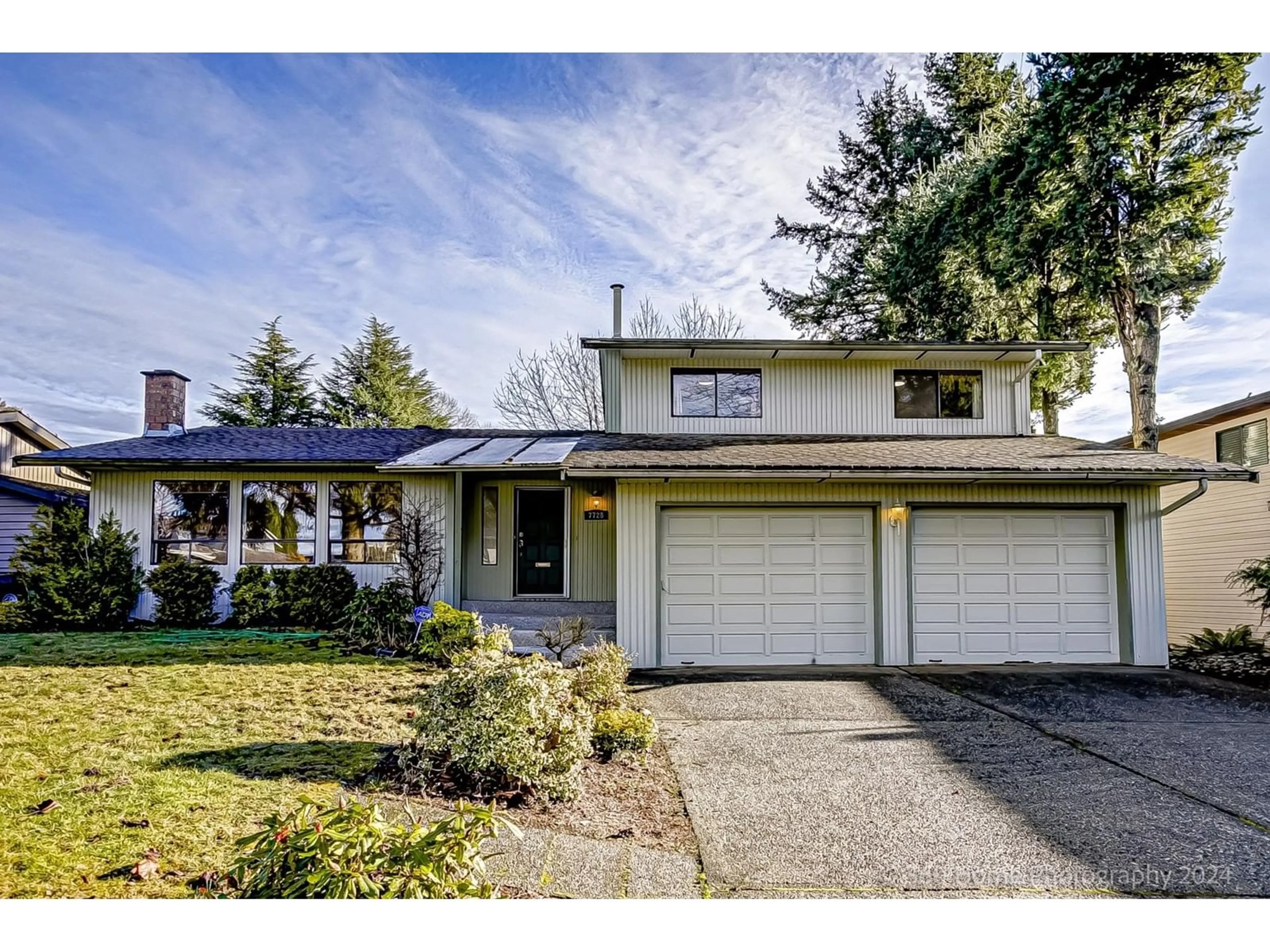 Home with vinyl exterior material, street for 7728 WANSFORD, Delta British Columbia V4C7S9
