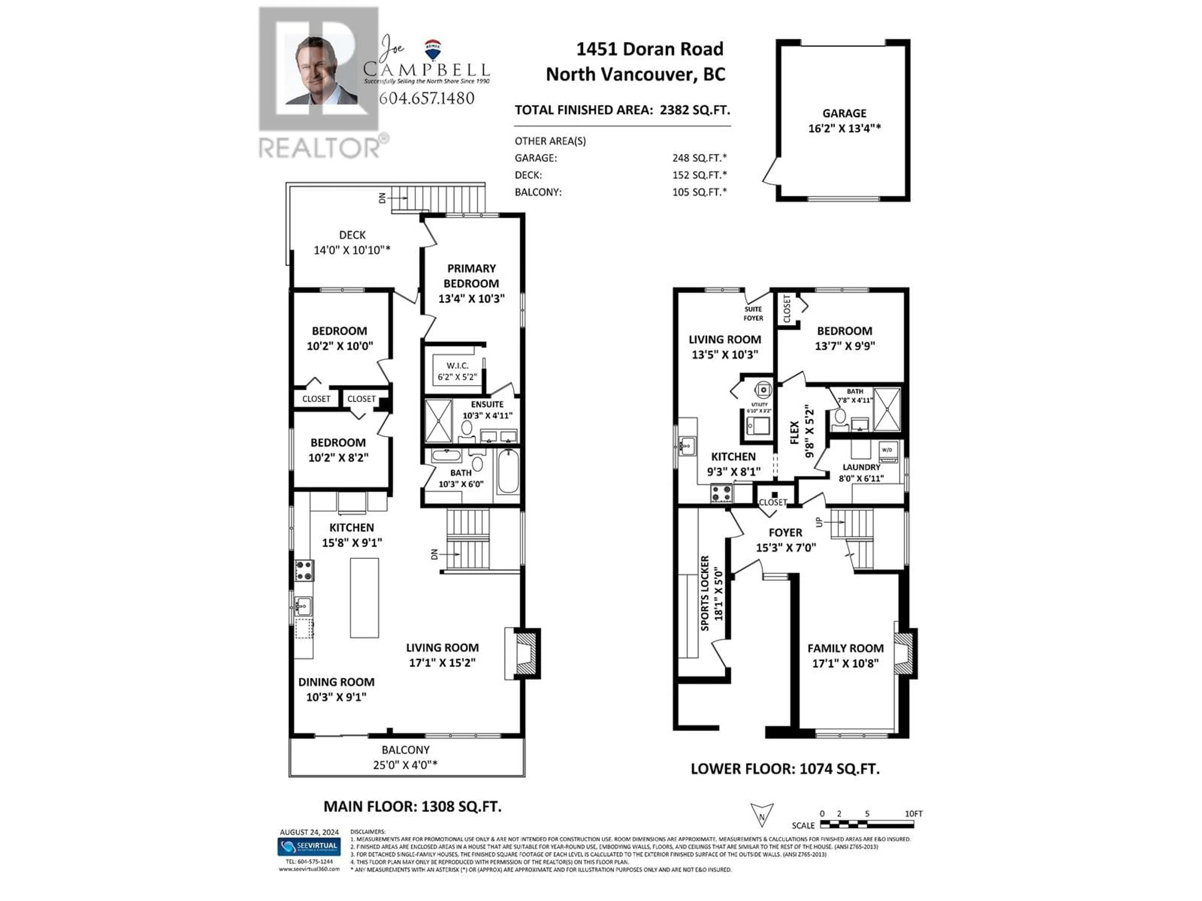 Floor plan for 1451 DORAN ROAD, North Vancouver British Columbia V7K1N1