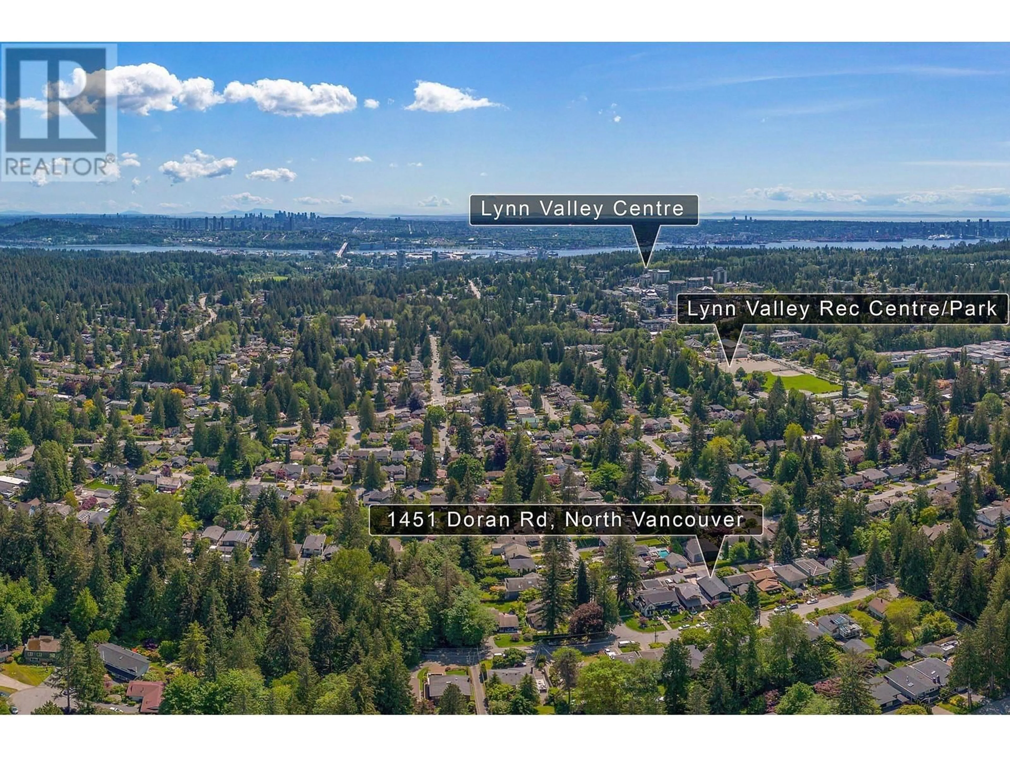 A pic from outside/outdoor area/front of a property/back of a property/a pic from drone, unknown for 1451 DORAN ROAD, North Vancouver British Columbia V7K1N1