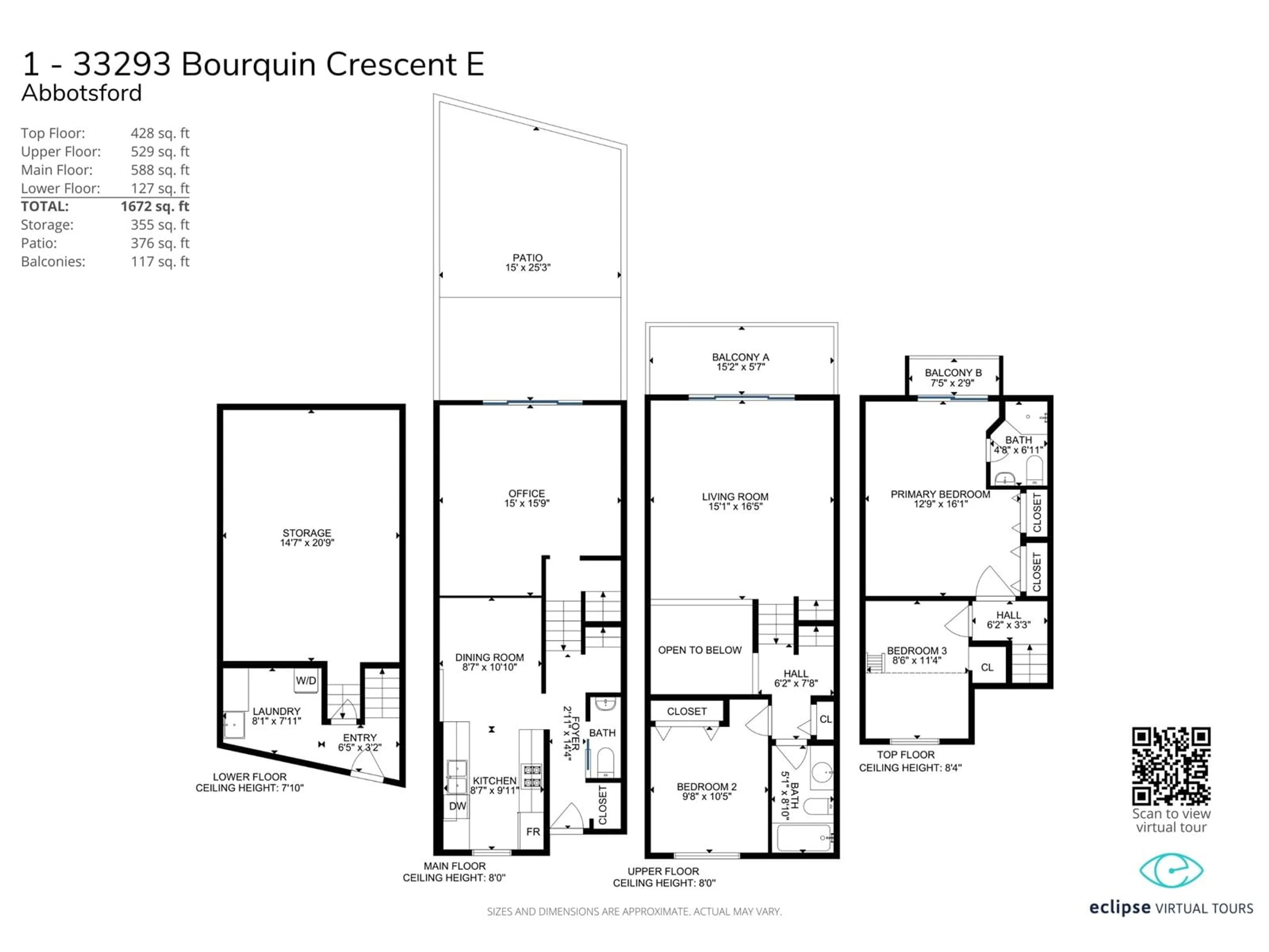 Floor plan for 1 - 33293 BOURQUIN EAST, Abbotsford British Columbia V2S1Y2