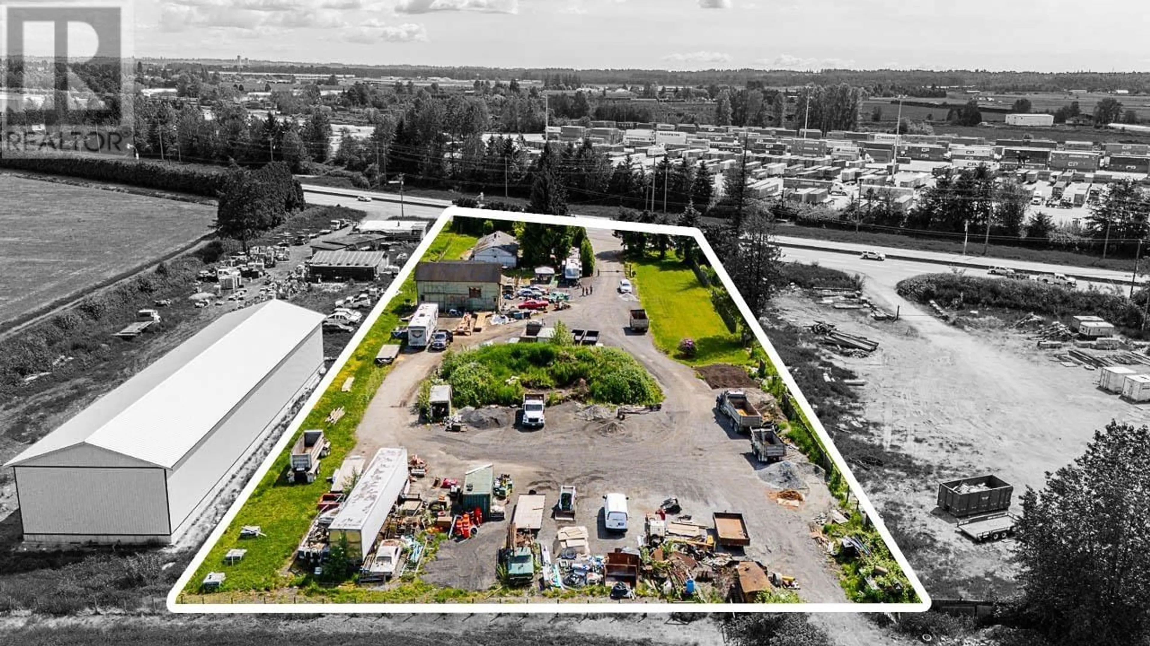 A pic from outside/outdoor area/front of a property/back of a property/a pic from drone, building for 18365 LOUGHEED HIGHWAY, Pitt Meadows British Columbia V3Y2J6