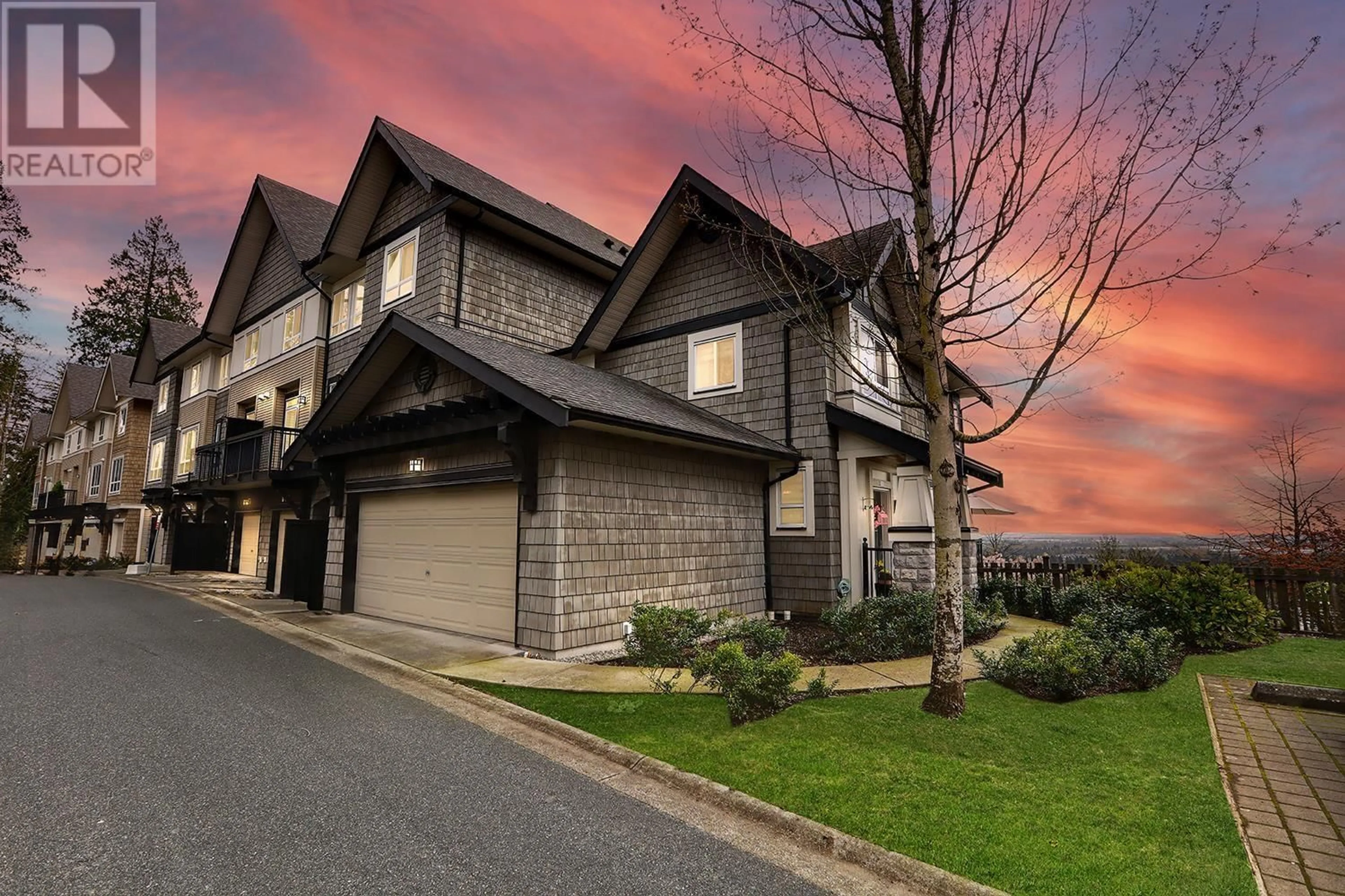 A pic from outside/outdoor area/front of a property/back of a property/a pic from drone, street for 70 - 1305 SOBALL STREET, Coquitlam British Columbia V3E0E8