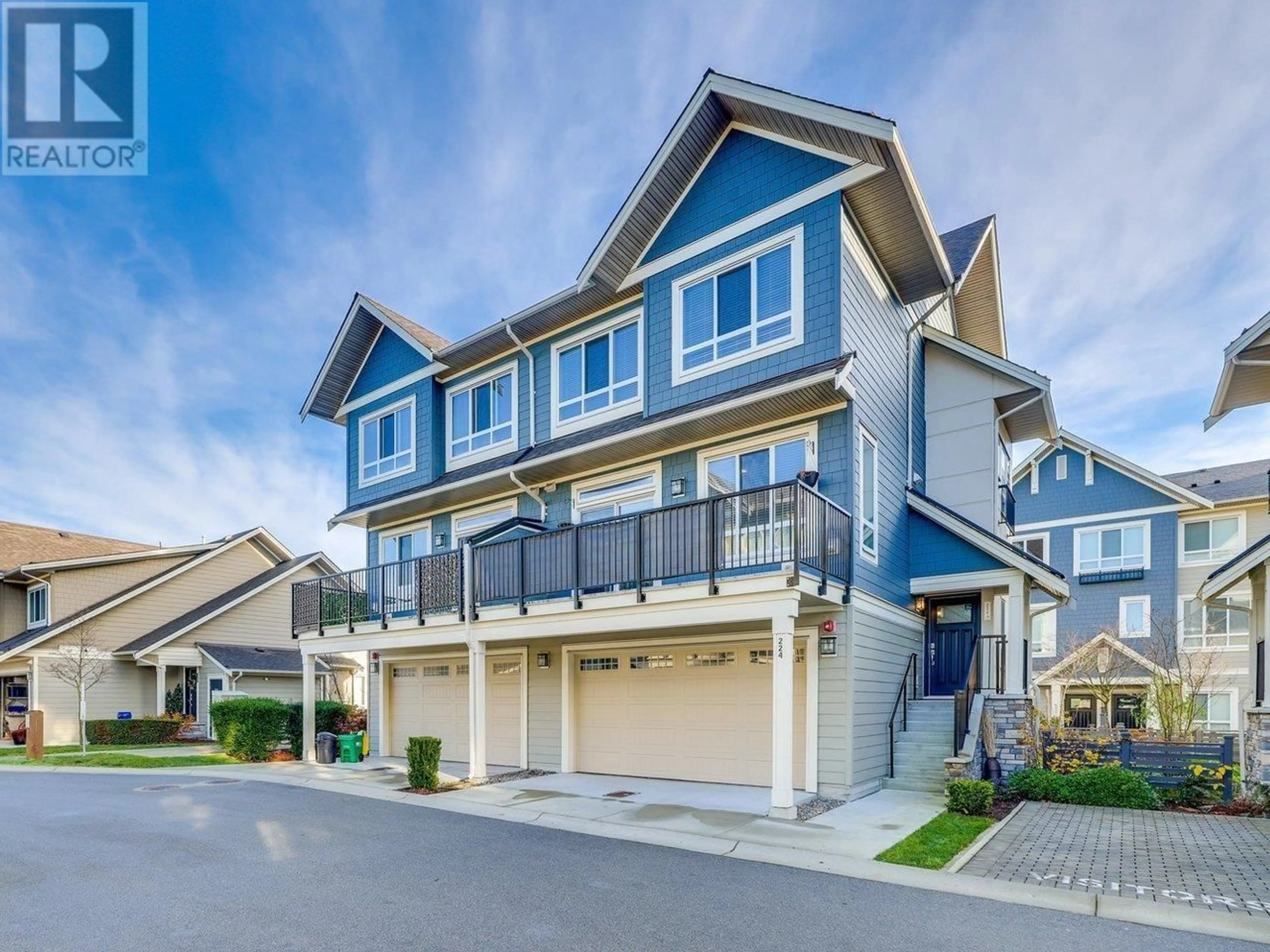 Home with vinyl exterior material, street for 224 - 1816 OSPREY DRIVE, Tsawwassen British Columbia V4M0B8