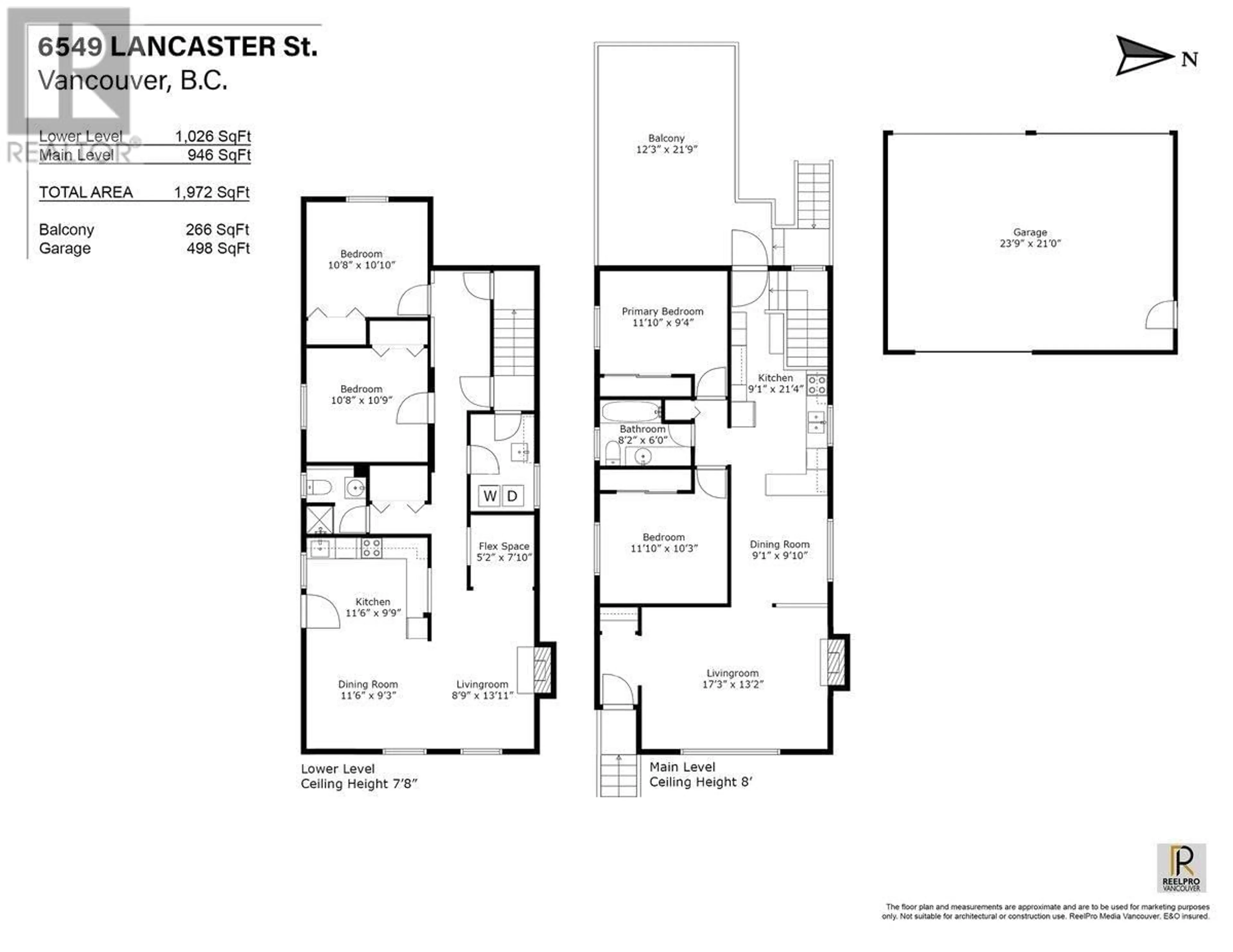 Floor plan for 6549 LANCASTER STREET, Vancouver British Columbia V5S3A7