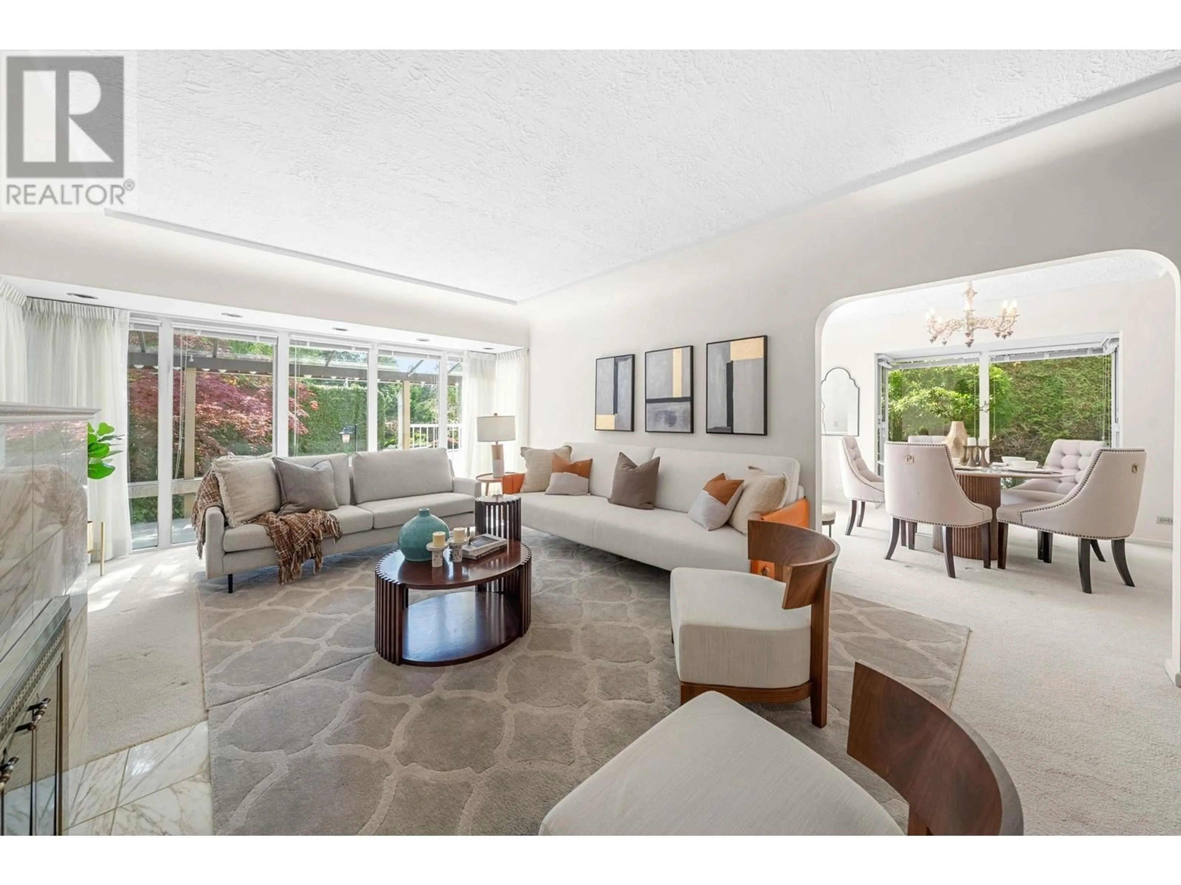 Living room with furniture, ceramic/tile floor for 2698 NEWMARKET DRIVE, North Vancouver British Columbia V7R2T4