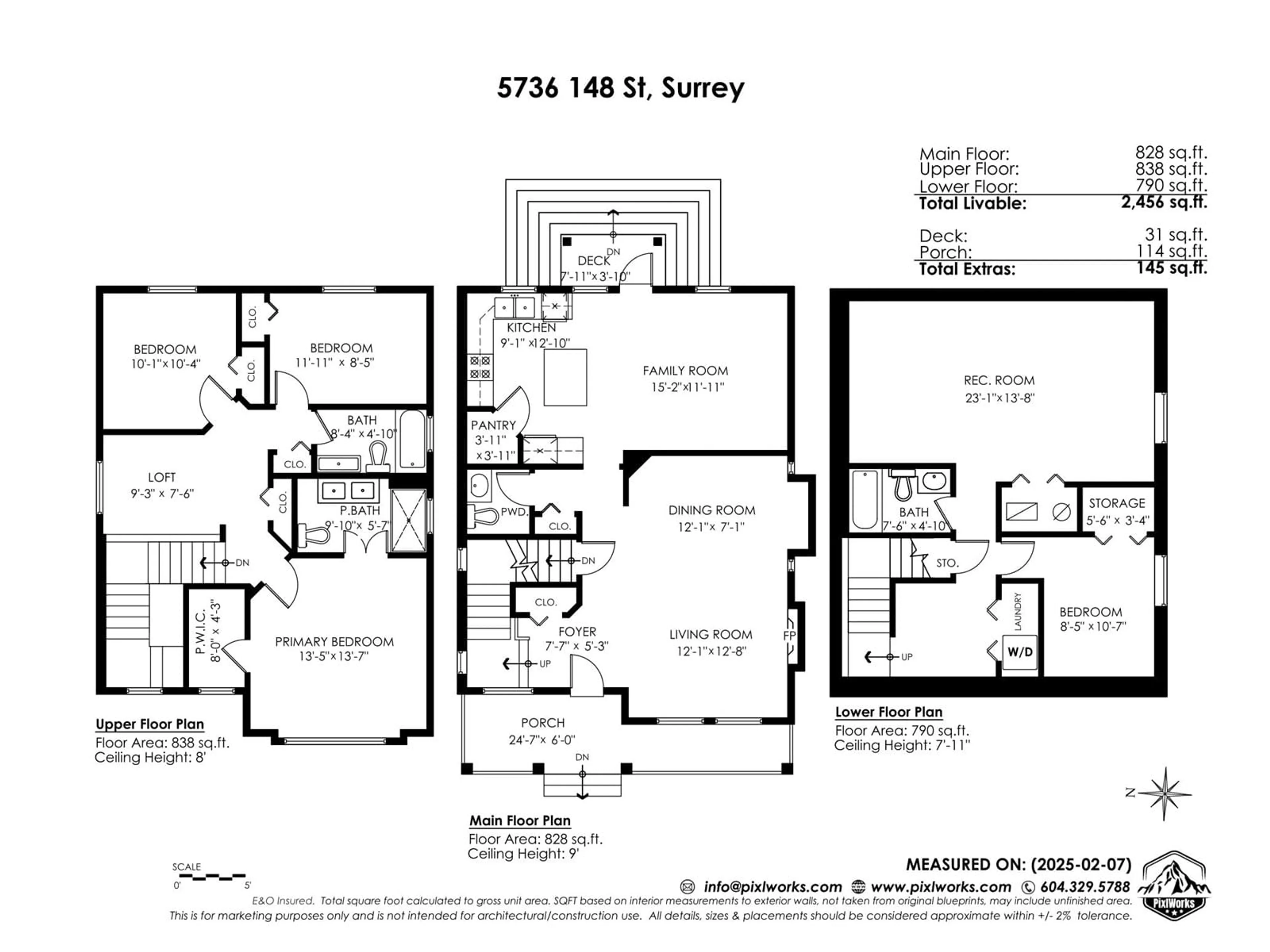 Floor plan for 5736 148, Surrey British Columbia V3S3B6