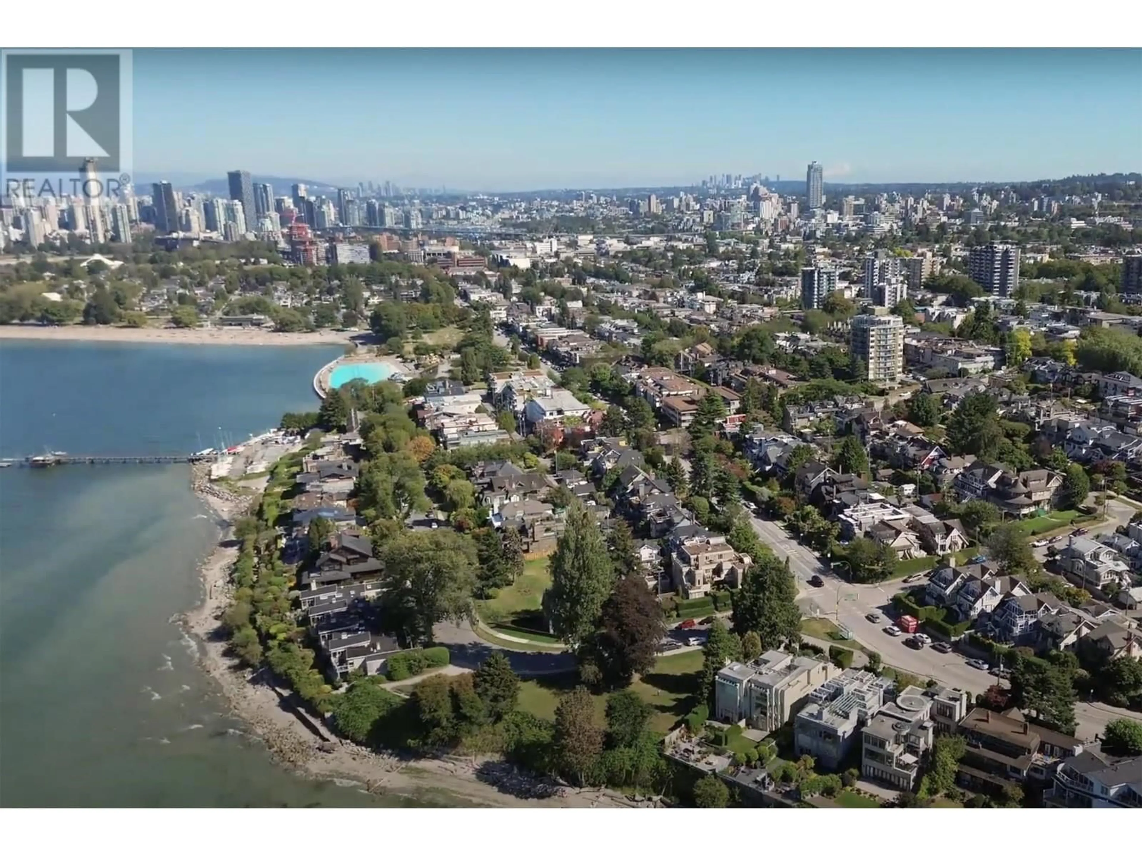 A pic from outside/outdoor area/front of a property/back of a property/a pic from drone, water/lake/river/ocean view for 2610 POINT GREY ROAD, Vancouver British Columbia V6K1A5