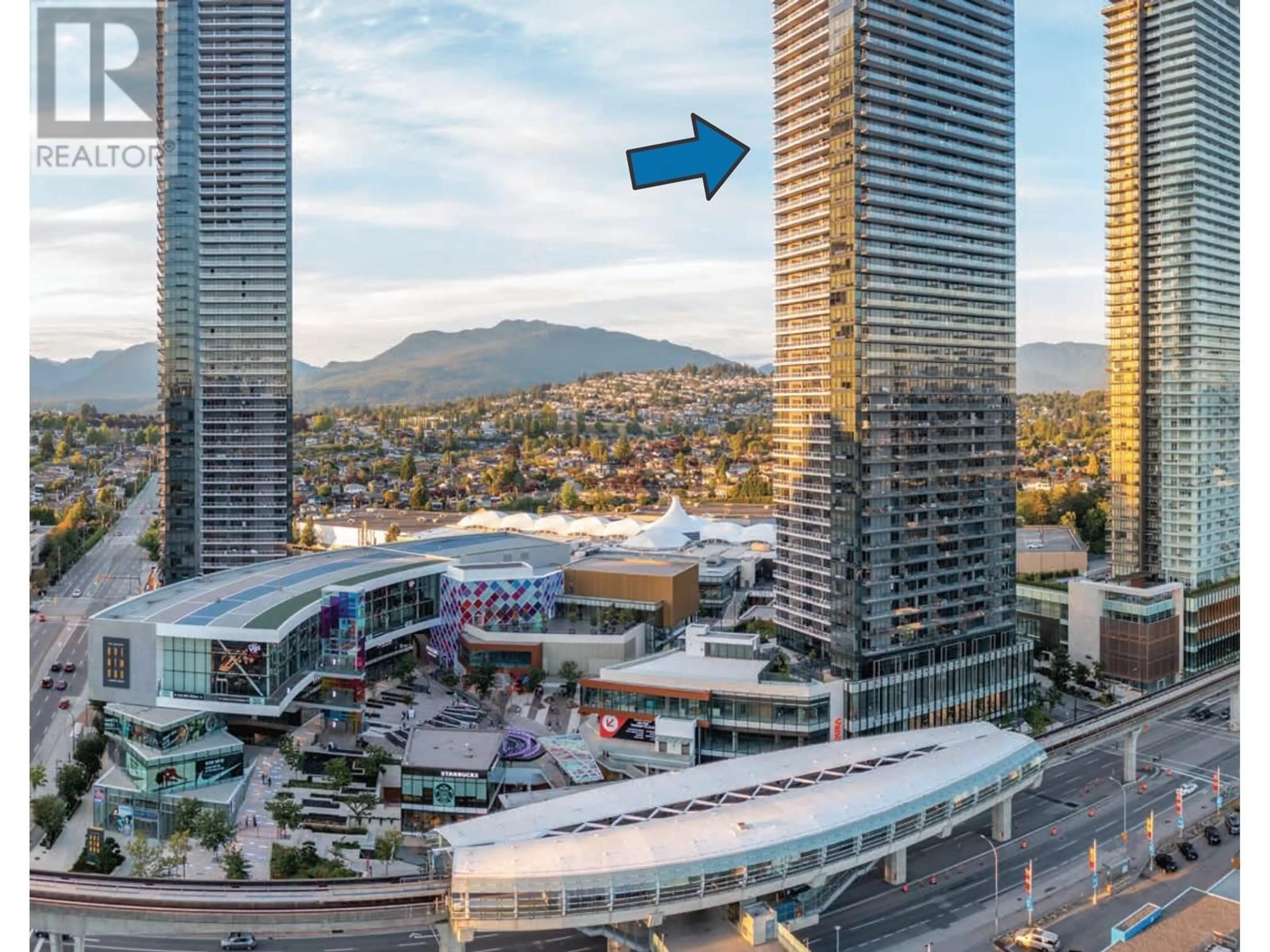 A pic from outside/outdoor area/front of a property/back of a property/a pic from drone, city buildings view from balcony for 3503 - 1955 ALPHA WAY, Burnaby British Columbia V5C0K6