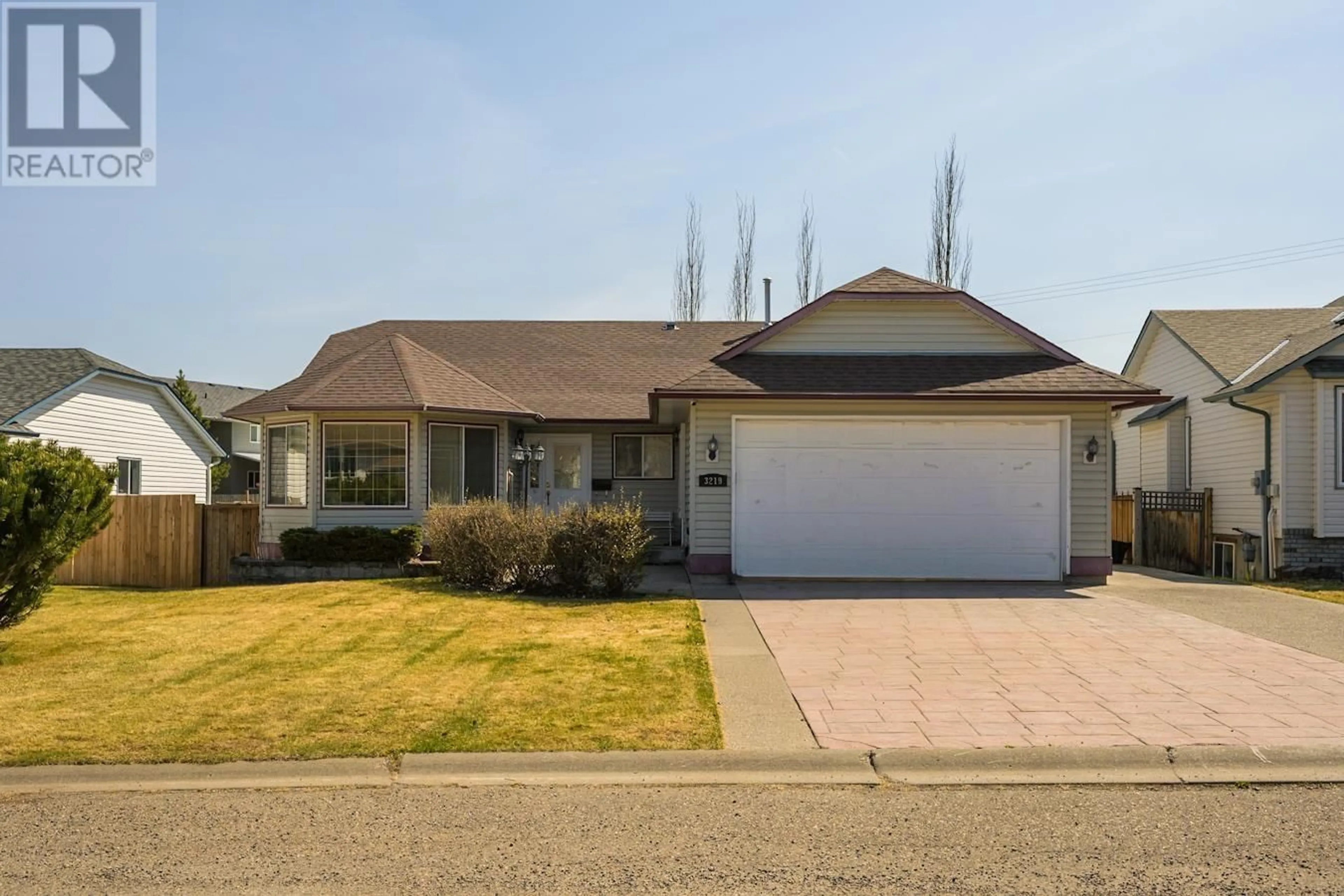 Home with vinyl exterior material, street for 3219 ST FRANCES CRESCENT, Prince George British Columbia V2N5A3