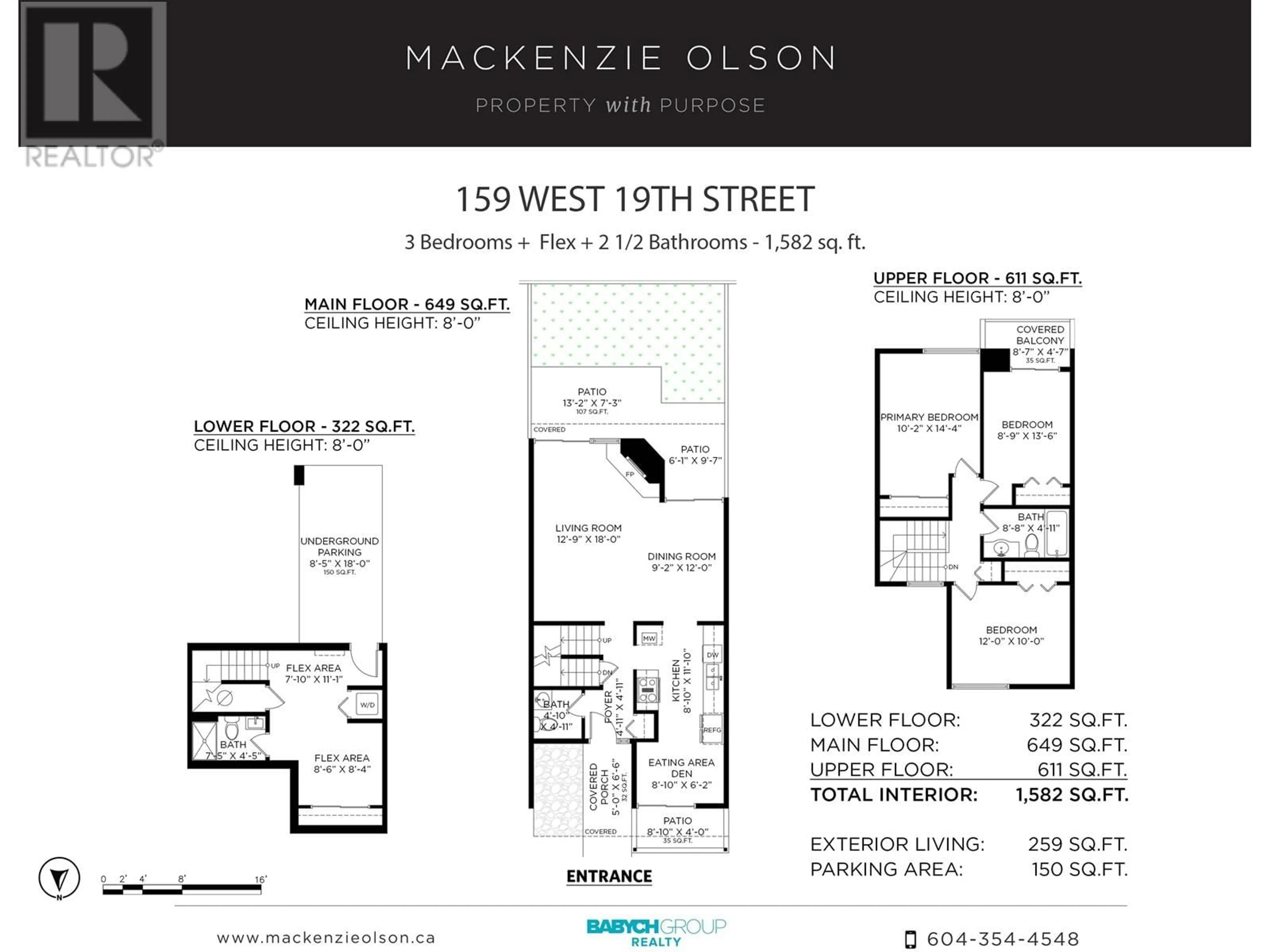 Floor plan for 159 19TH STREET, North Vancouver British Columbia V7M1X3