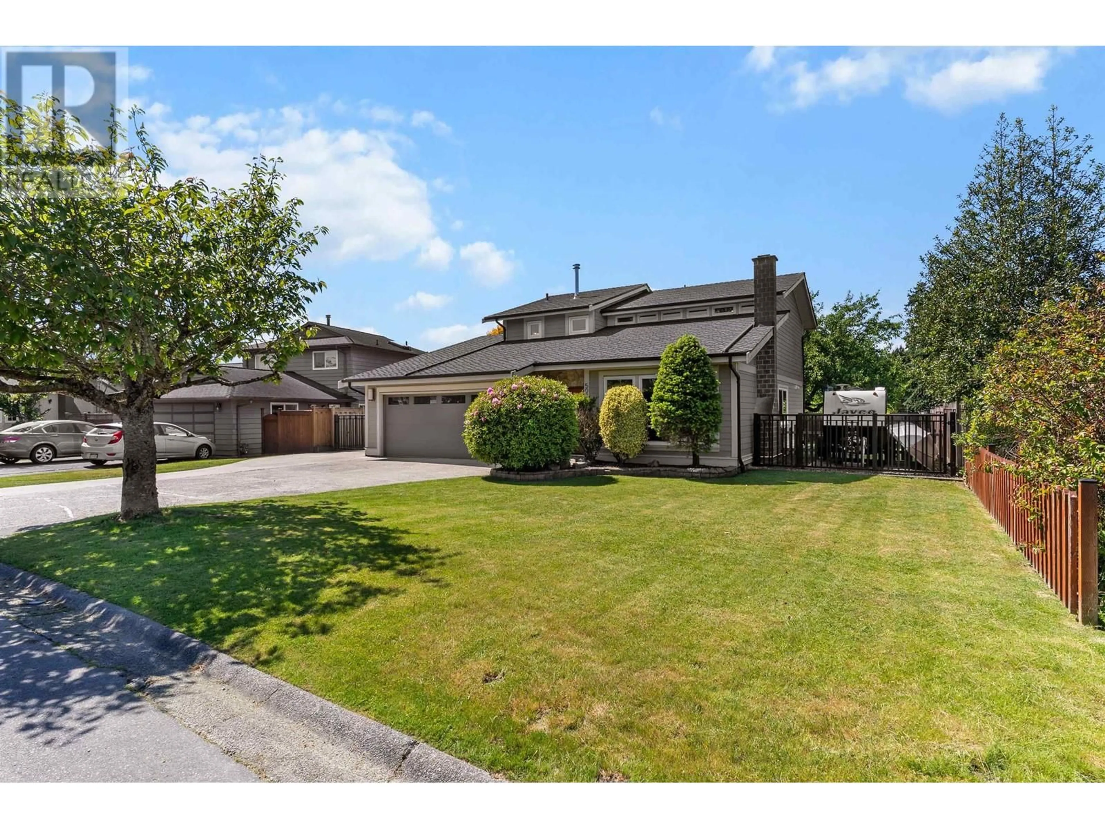 A pic from outside/outdoor area/front of a property/back of a property/a pic from drone, street for 5023 56 STREET, Ladner British Columbia V4K3C3