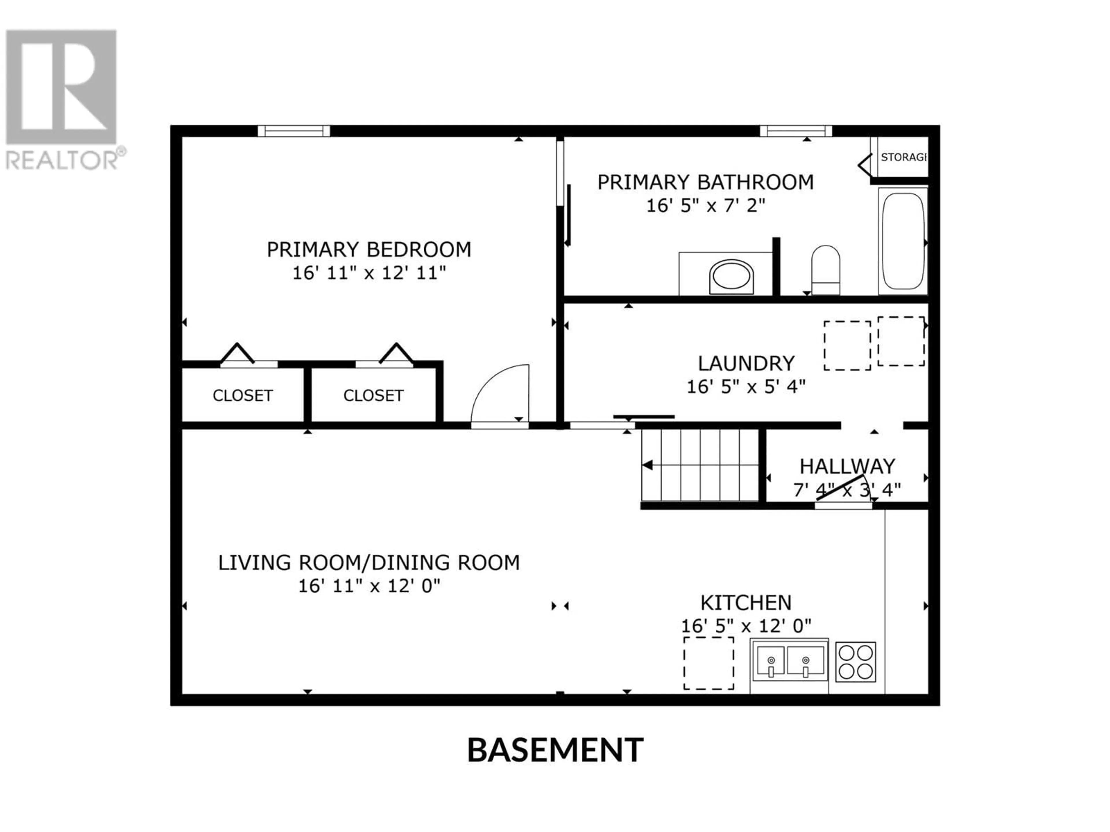 Floor plan for 8815 88 STREET, Fort St. John British Columbia V1J5A3