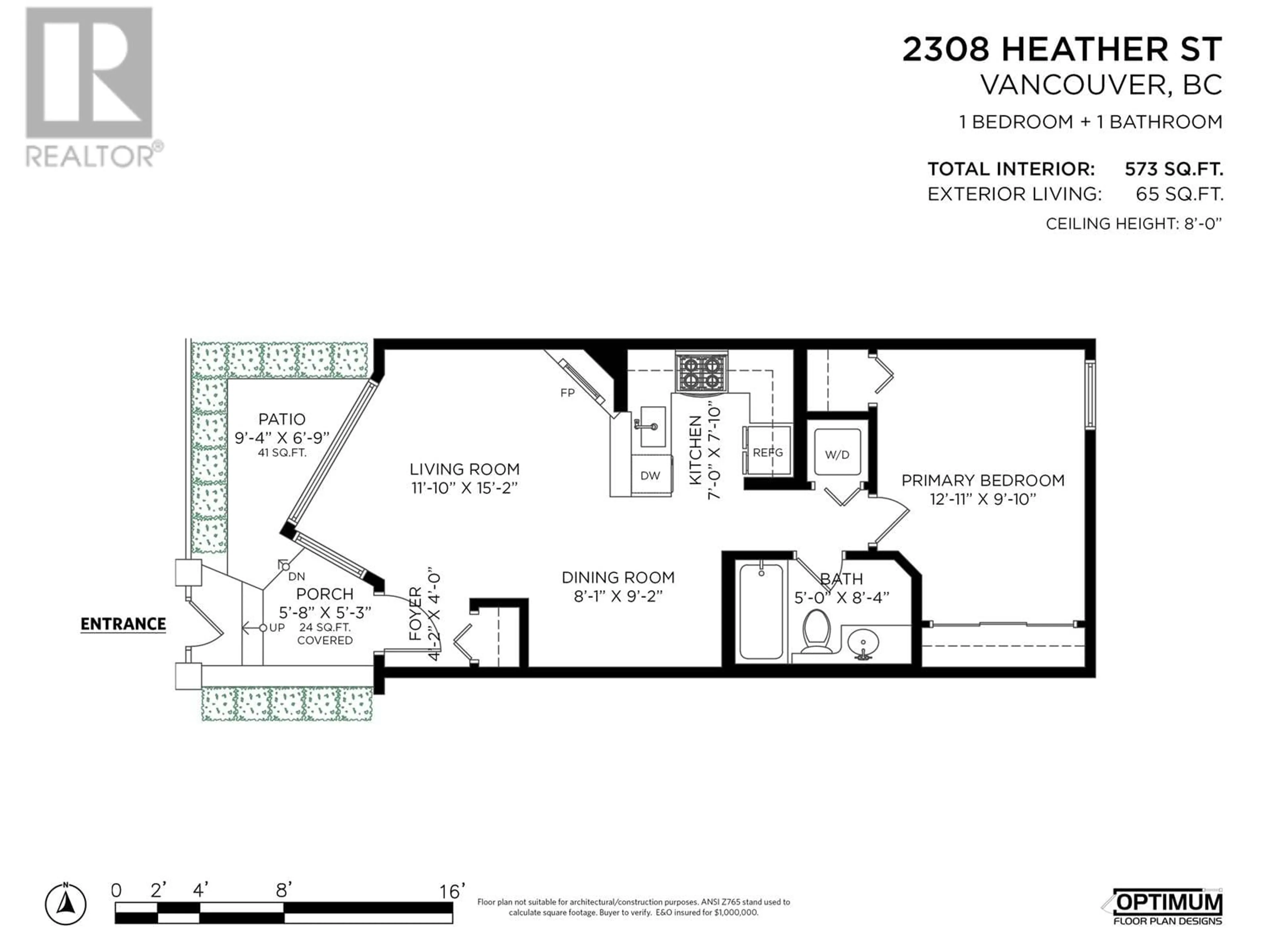 Floor plan for 2308 HEATHER STREET, Vancouver British Columbia V5Z4R6