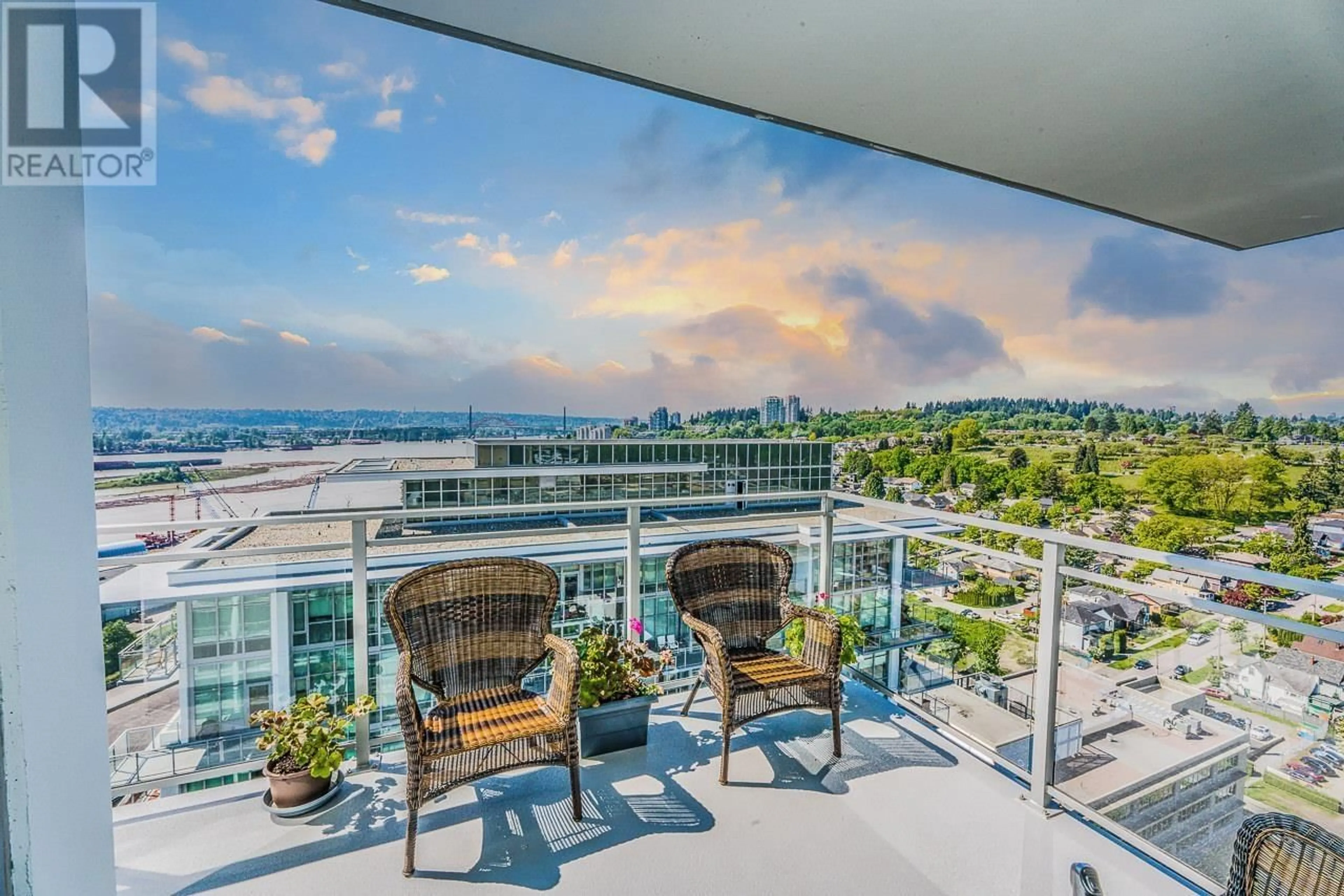 Patio, water/lake/river/ocean view for 2102 - 258 NELSON'S COURT, New Westminster British Columbia V3L0J9