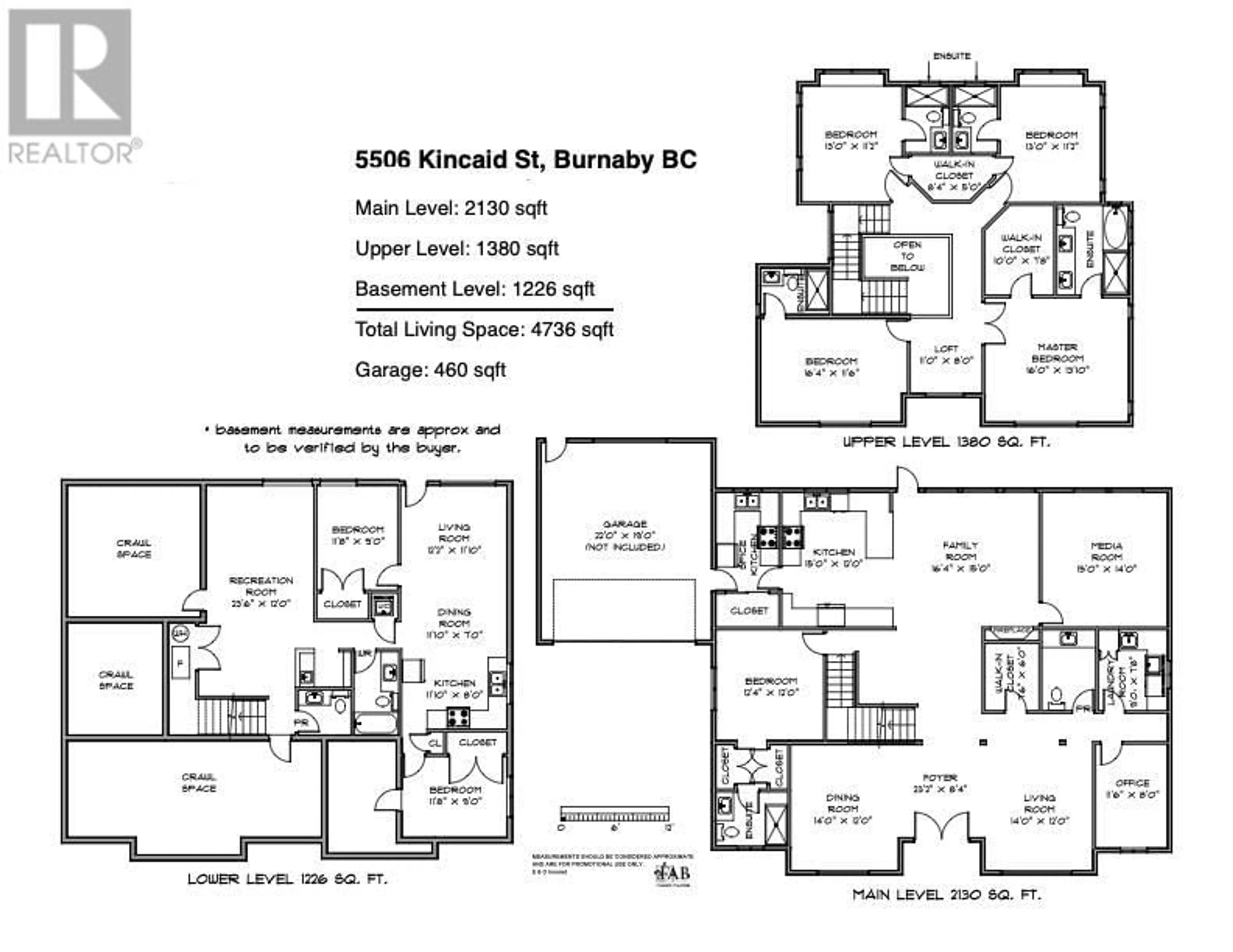 Floor plan for 5506 KINCAID STREET, Burnaby British Columbia V5G1W3