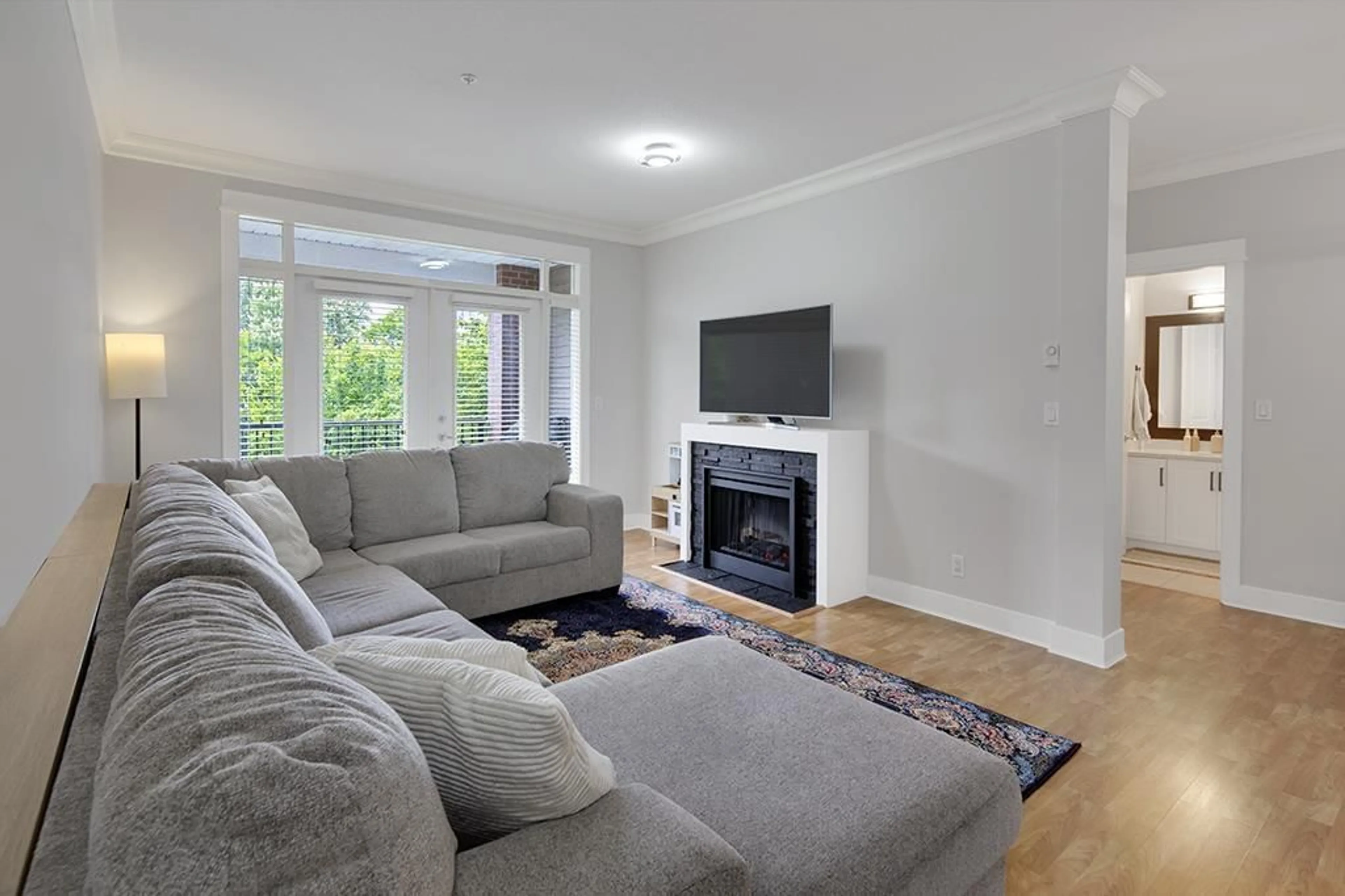 Living room with furniture, unknown for 219 - 5430 201, Langley British Columbia V3A0A2