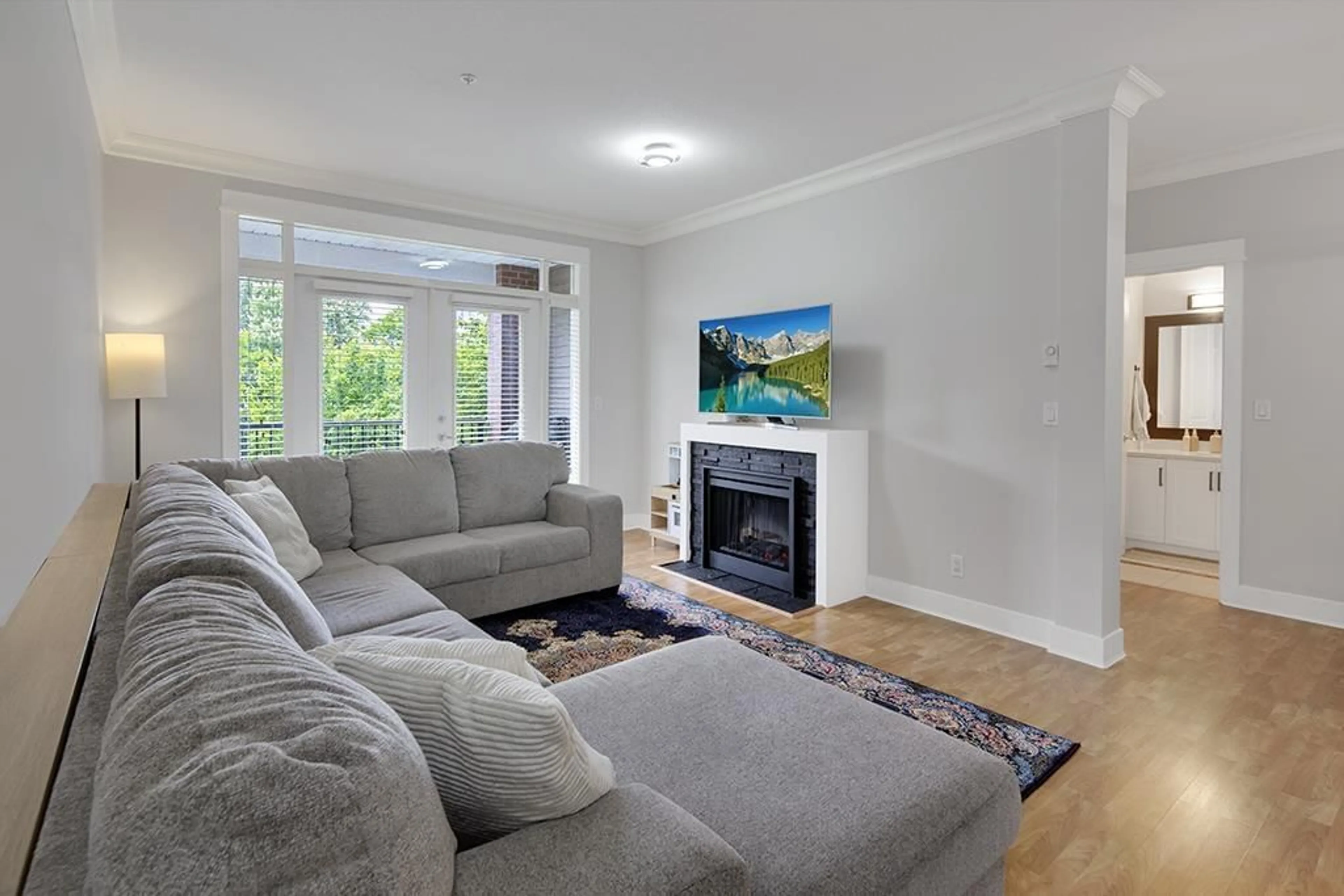 Living room with furniture, unknown for 219 - 5430 201, Langley British Columbia V3A0A2