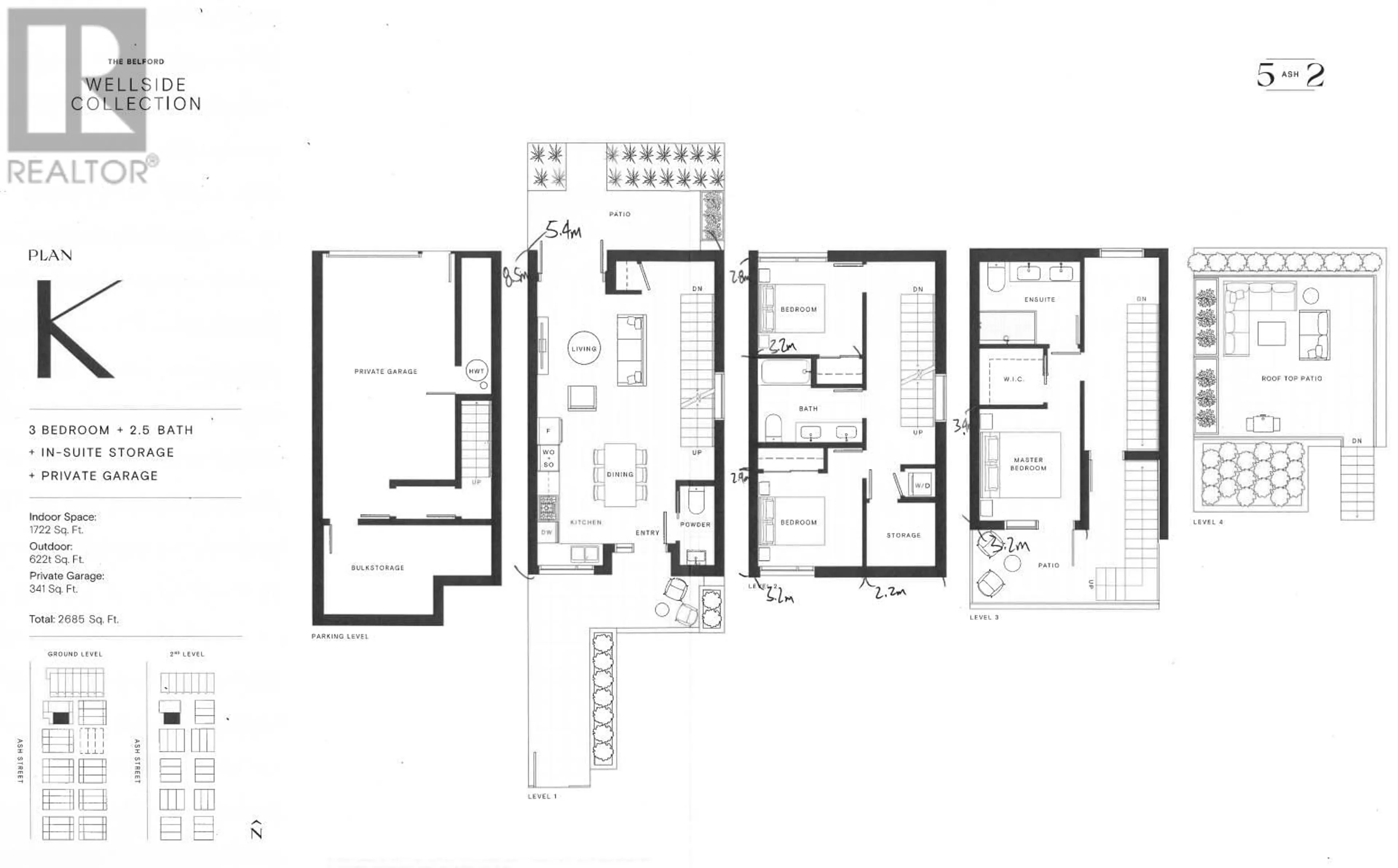 Floor plan for SL22 - 6808 ASH STREET, Vancouver British Columbia V6P3K4