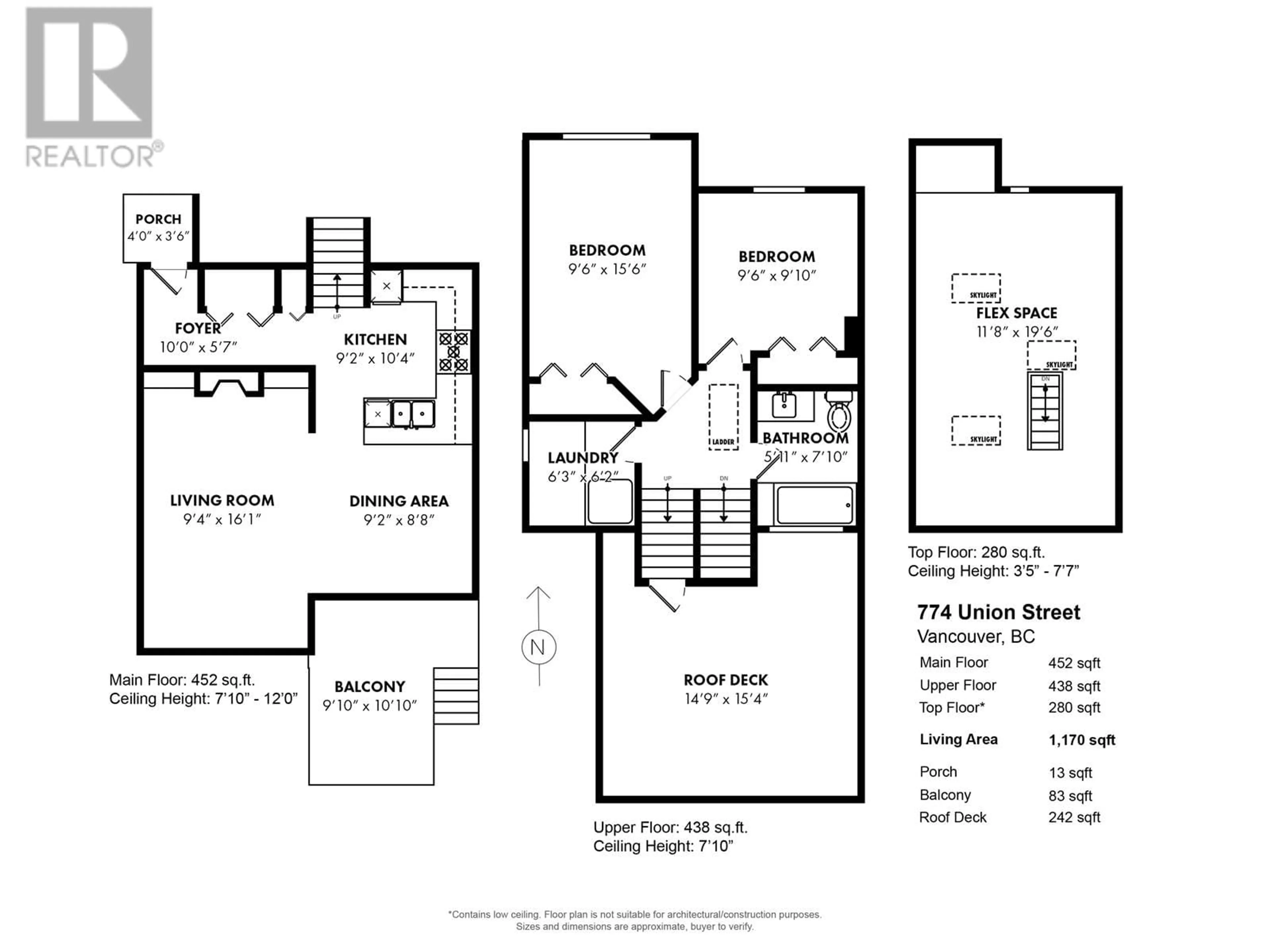 Floor plan for 774 UNION STREET, Vancouver British Columbia V6A2C2