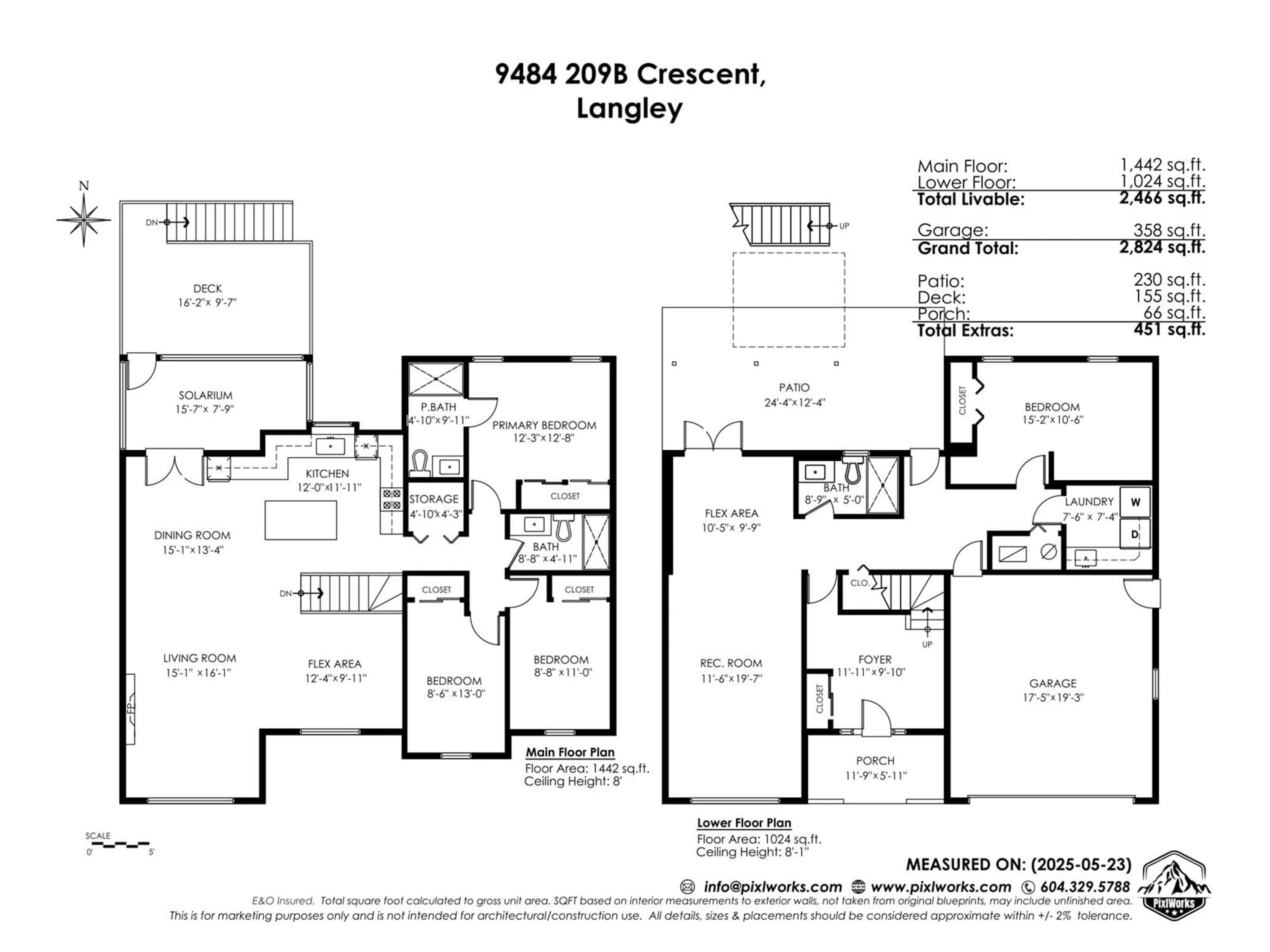 Floor plan for 9484 209B, Langley British Columbia V1M2A9