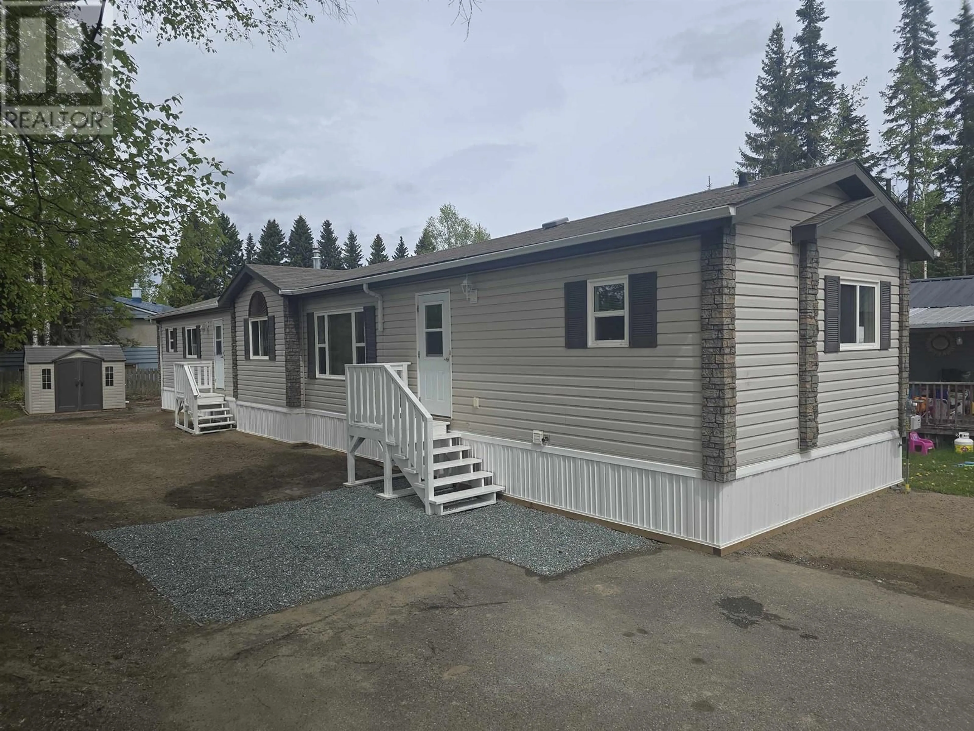 Home with vinyl exterior material, street for 1 - 7170 HART HIGHWAY, Prince George British Columbia V2K3A8