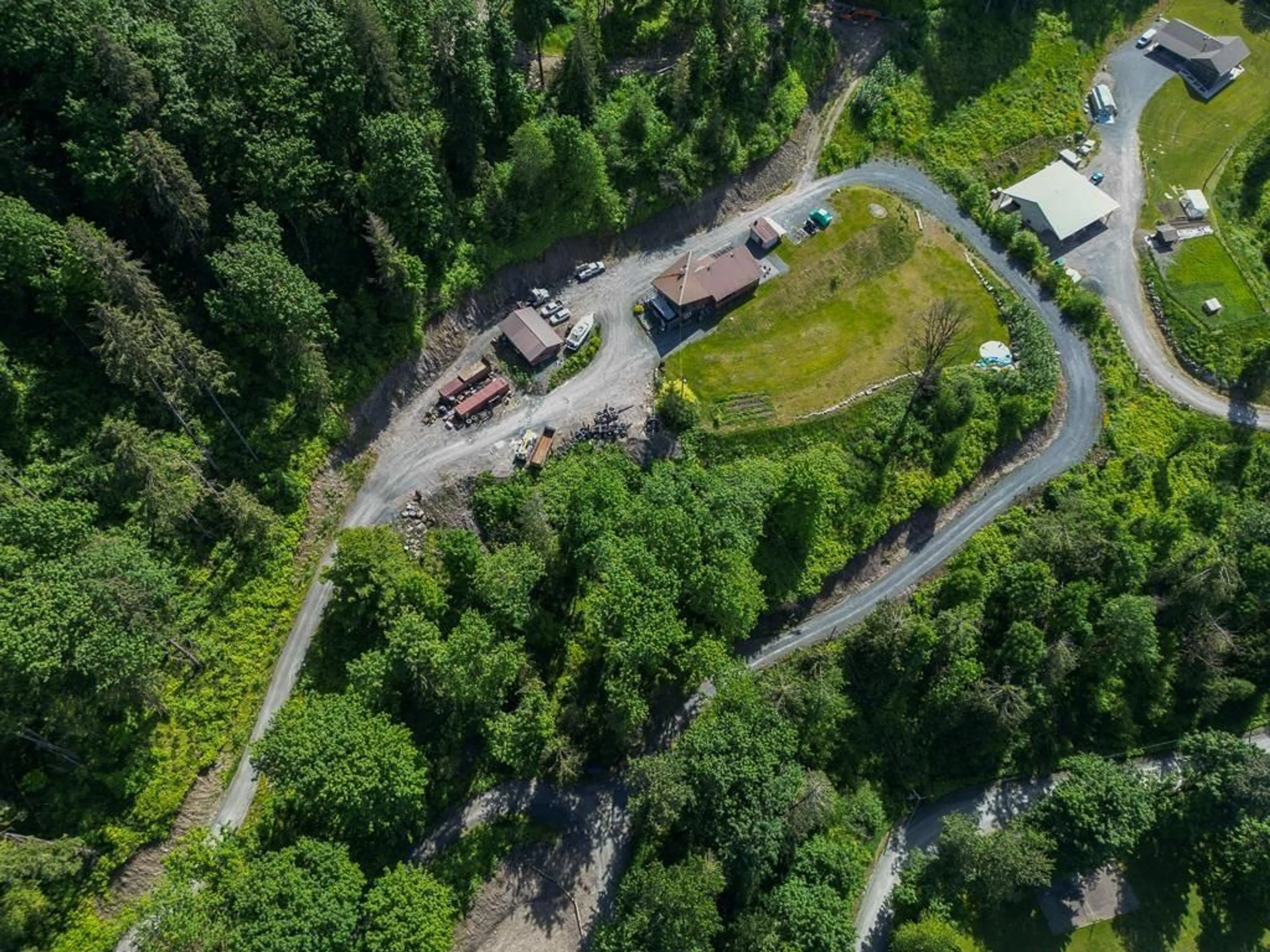 A pic from outside/outdoor area/front of a property/back of a property/a pic from drone, forest/trees view for 51860 HACK-BROWN ROAD, Chilliwack British Columbia V4Z1L1