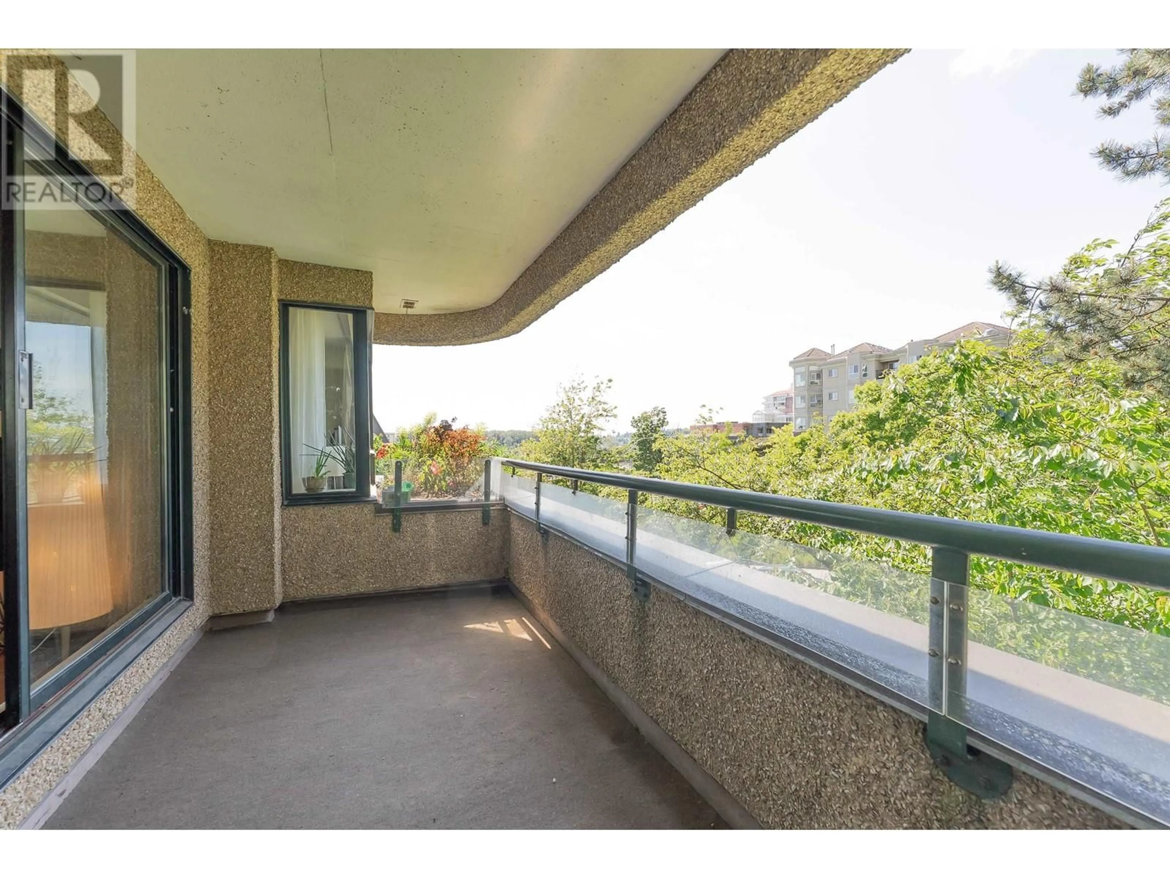 Balcony in the apartment, unknown for 302 - 1026 QUEENS AVENUE, New Westminster British Columbia V3M6B2