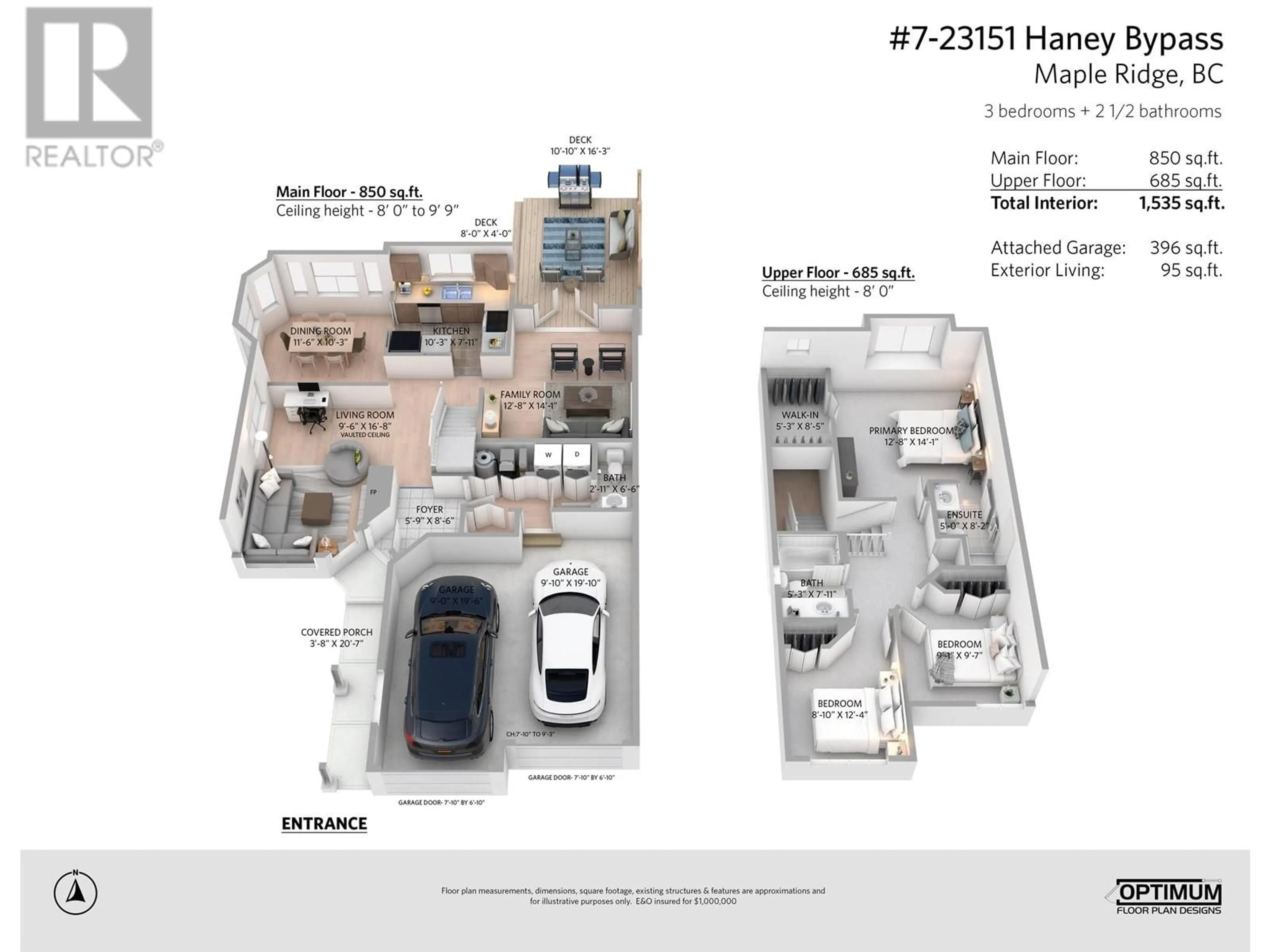 Floor plan for 7 - 23151 HANEY, Maple Ridge British Columbia V2X0S5