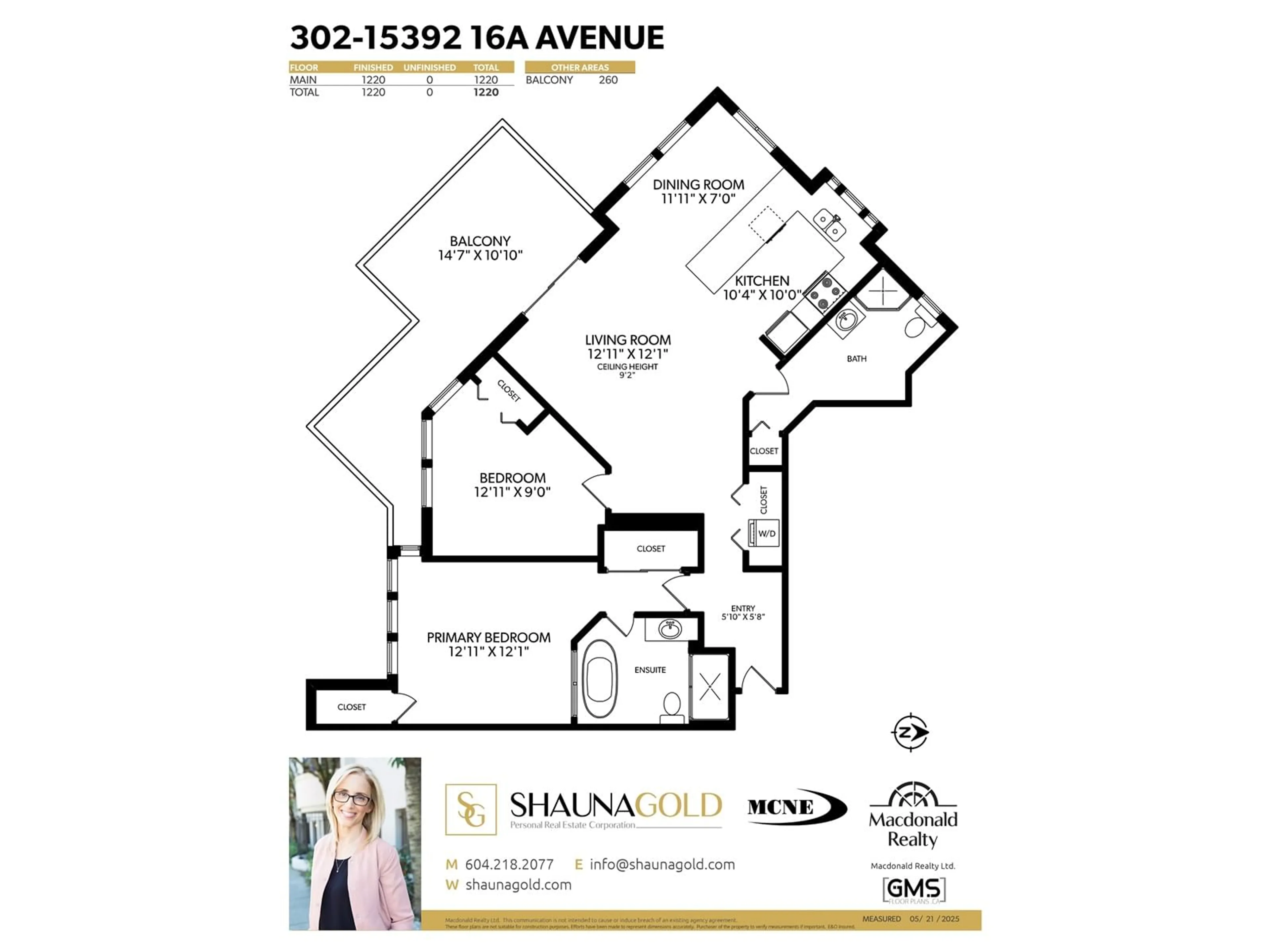 Floor plan for 302 - 15392 16A, Surrey British Columbia V4A1S9
