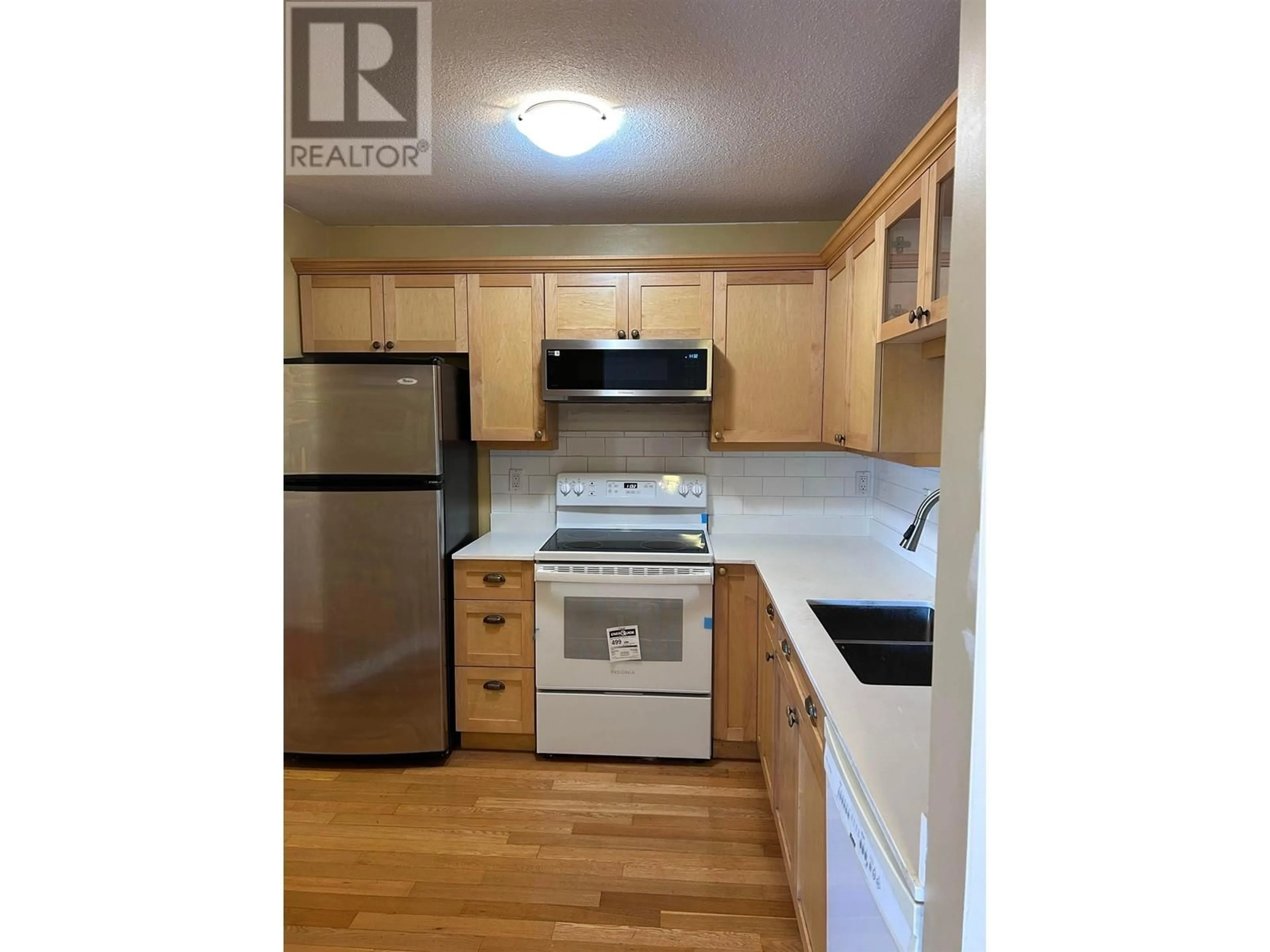 Standard kitchen, wood/laminate floor for 301 - 7840 MOFFATT ROAD, Richmond British Columbia V6Y1X8