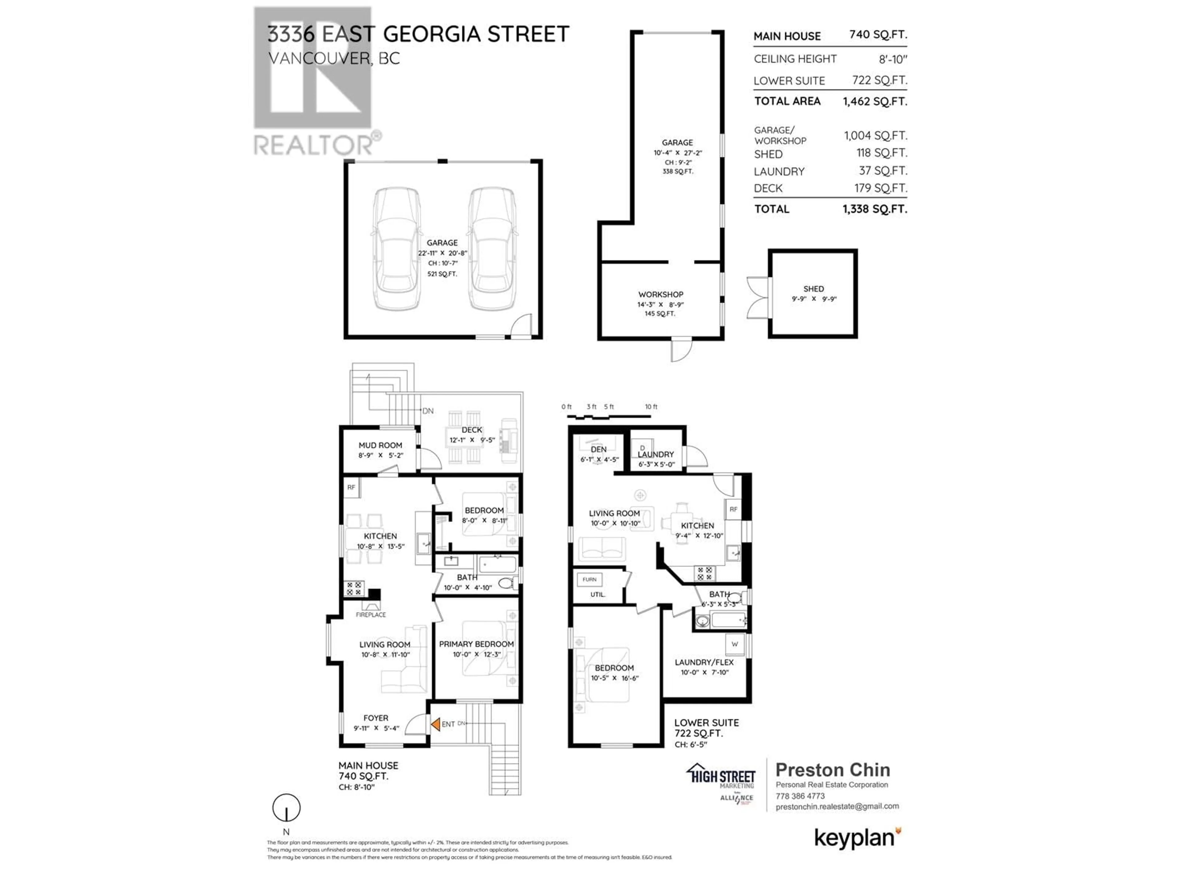 Floor plan for 3336 GEORGIA STREET, Vancouver British Columbia V5K2L4