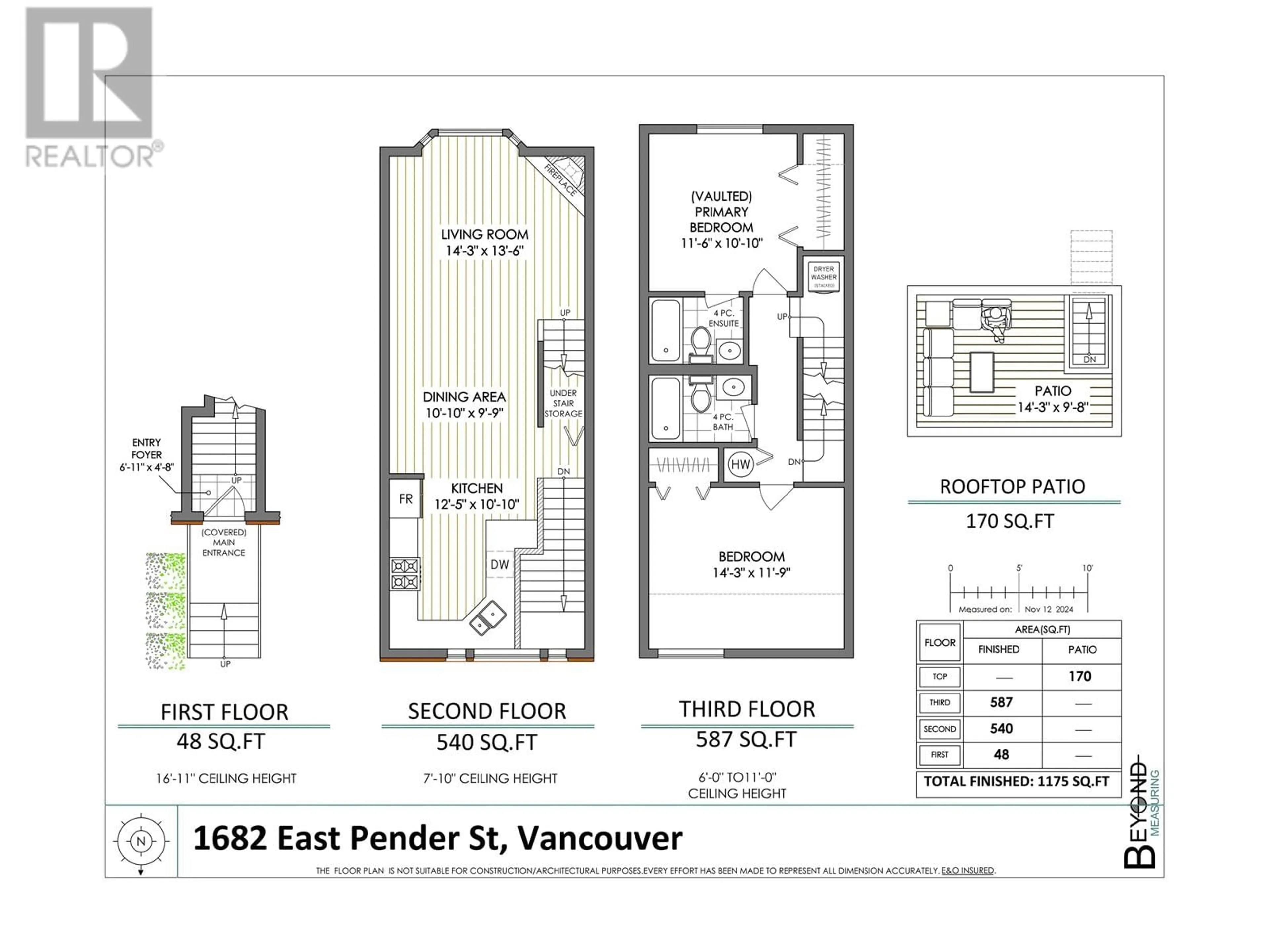 Floor plan for 1682 PENDER STREET, Vancouver British Columbia V5L1W3