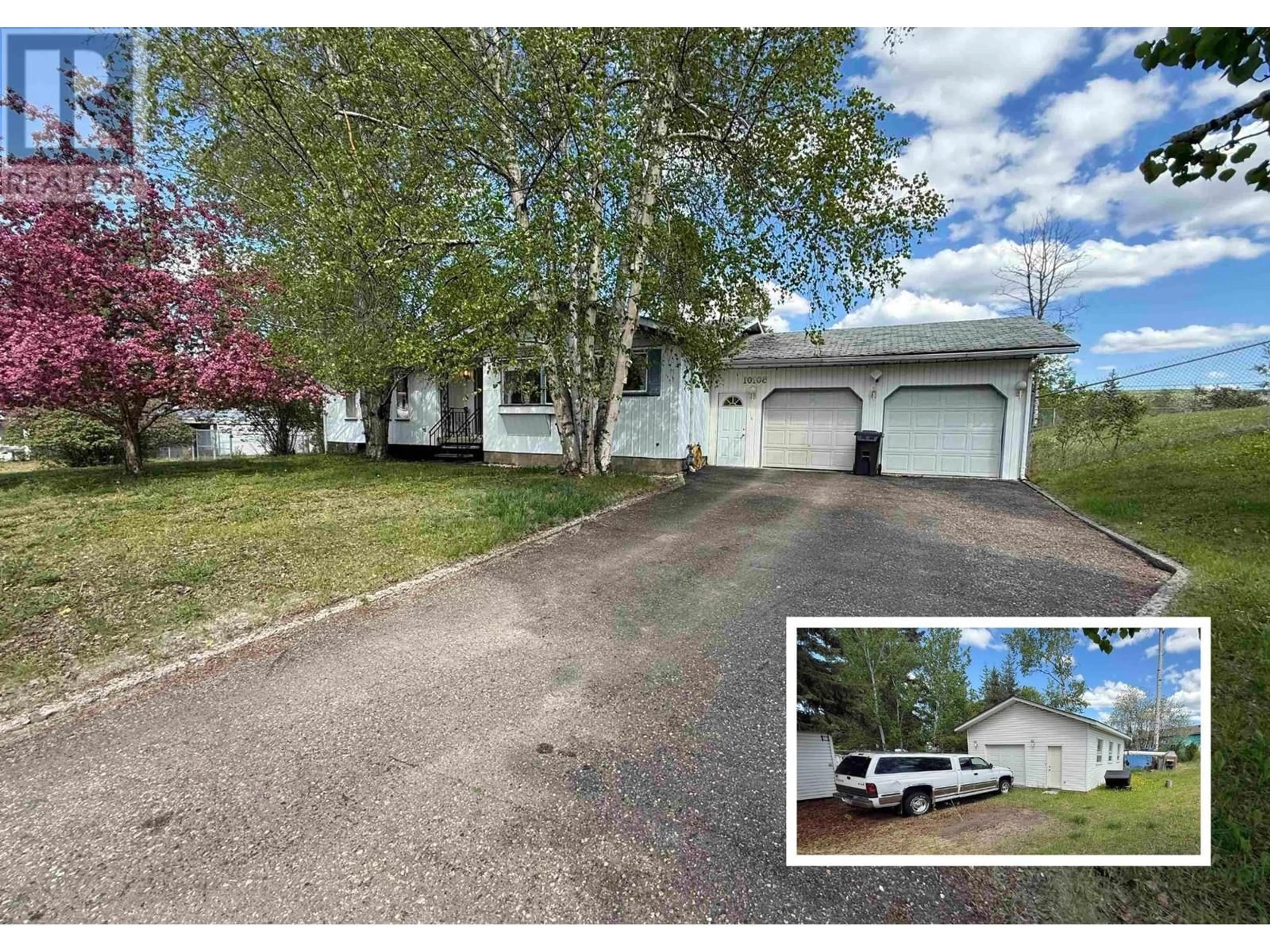 A pic from outside/outdoor area/front of a property/back of a property/a pic from drone, street for 10108 MACDOUGALL STREET, Hudsons Hope British Columbia V0C1V0