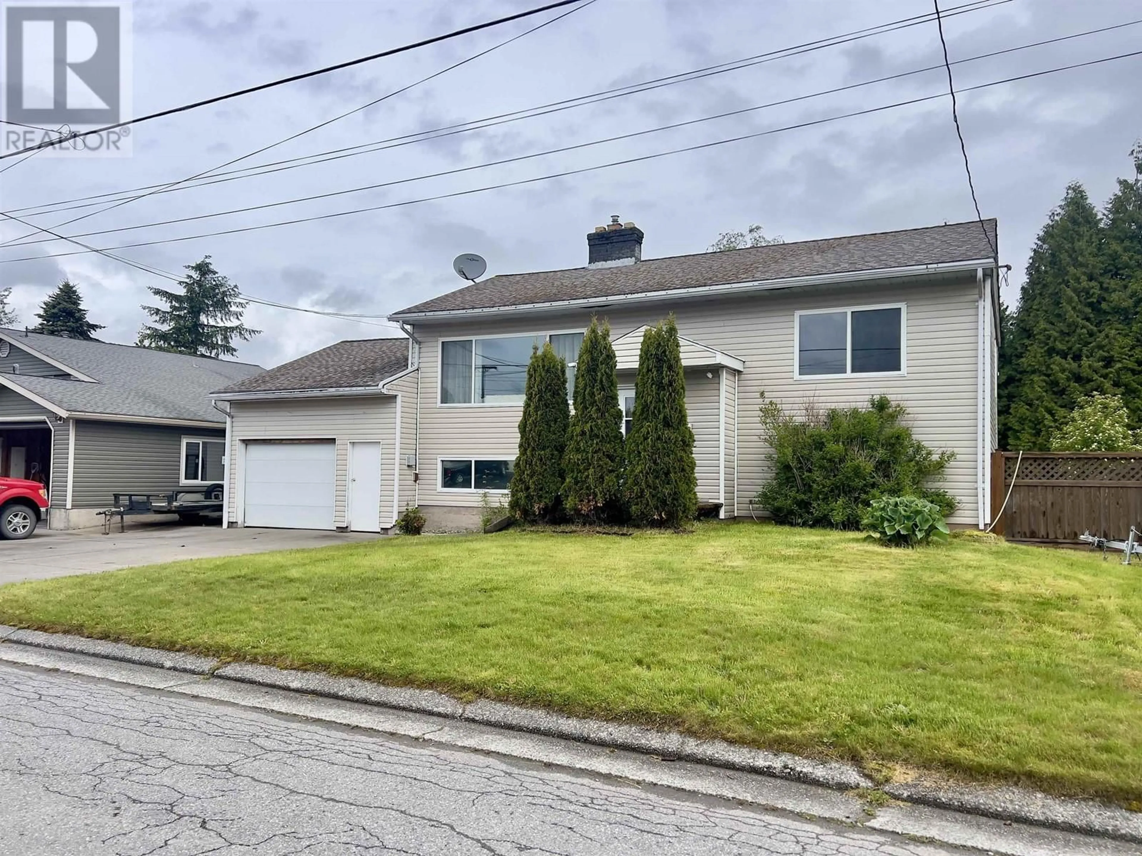 Home with vinyl exterior material, street for 8 PINTAIL STREET, Kitimat British Columbia V8C1L7