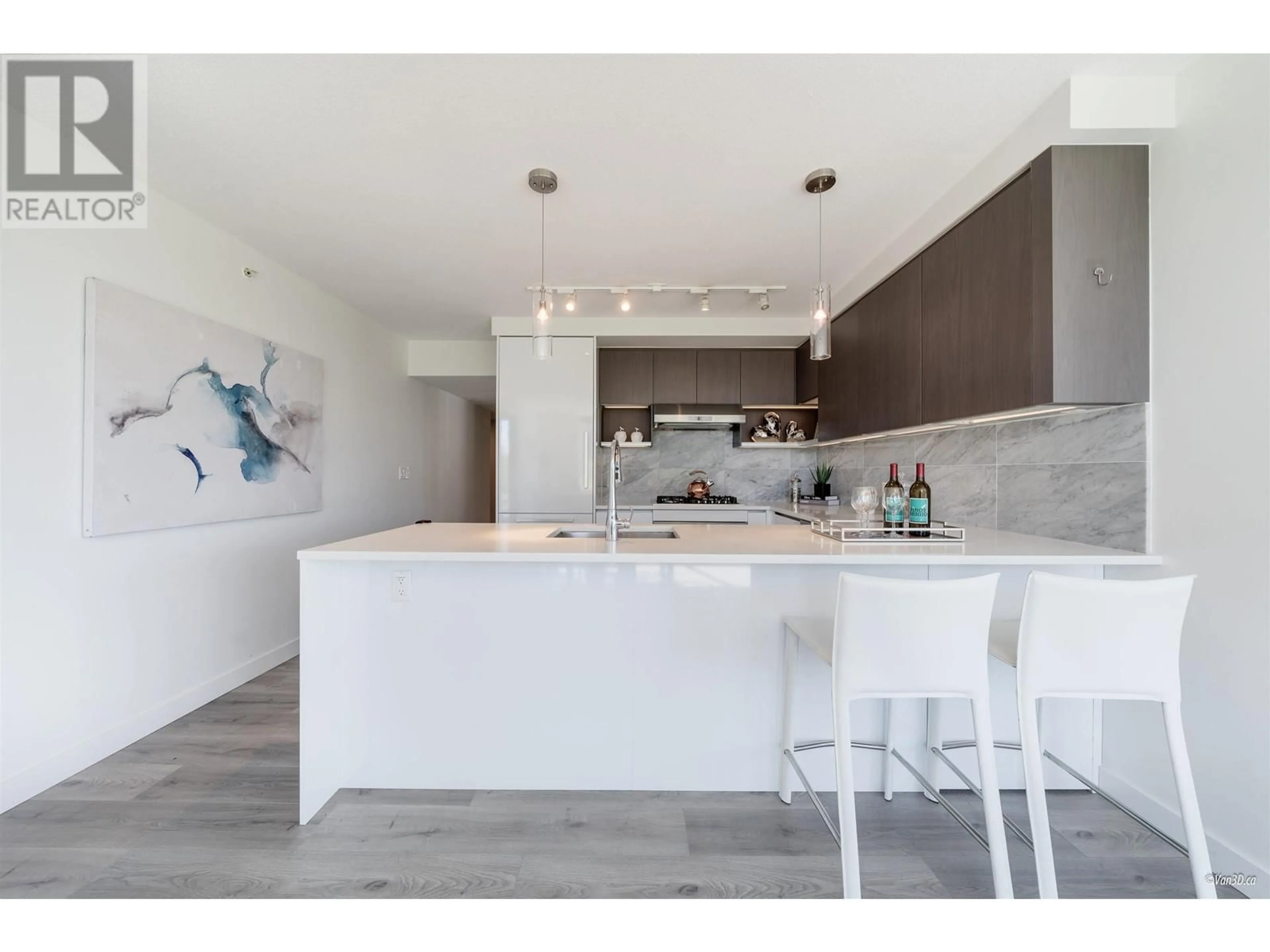 Contemporary kitchen, ceramic/tile floor for 602 - 8988 PATTERSON ROAD, Richmond British Columbia V6X0R2