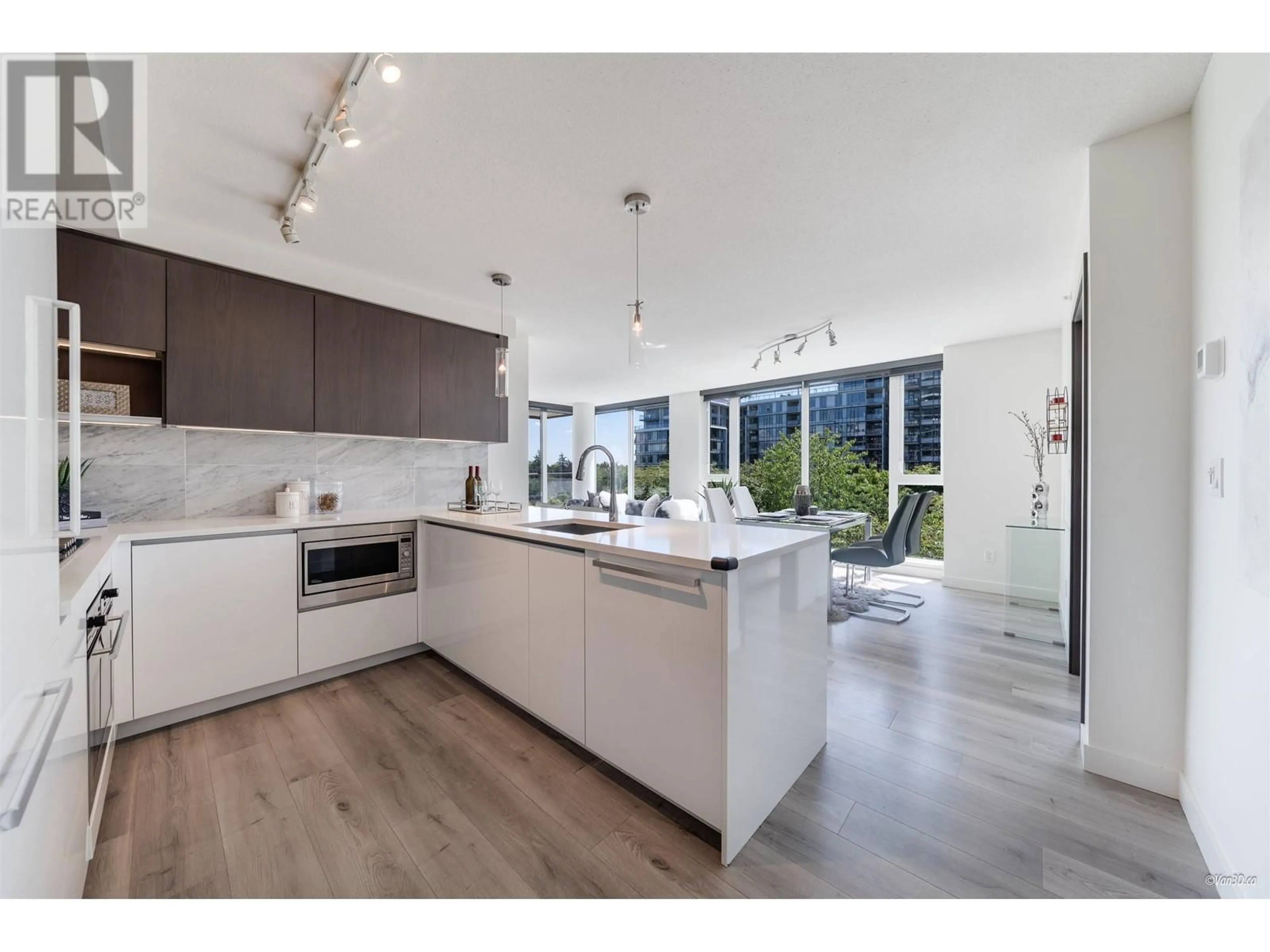 Open concept kitchen, unknown for 602 - 8988 PATTERSON ROAD, Richmond British Columbia V6X0R2