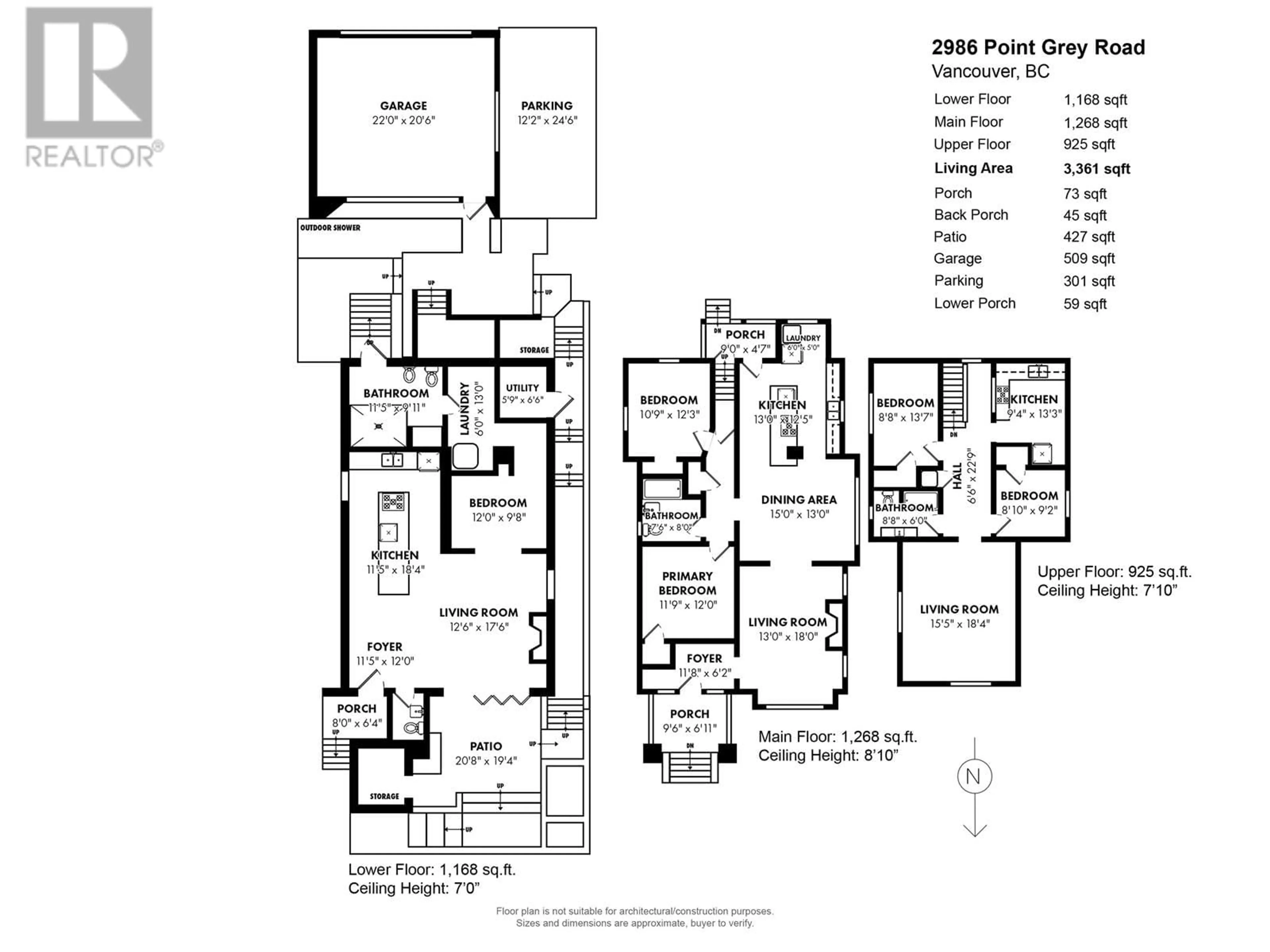 Floor plan for 2988 POINT GREY ROAD, Vancouver British Columbia V6K1B1